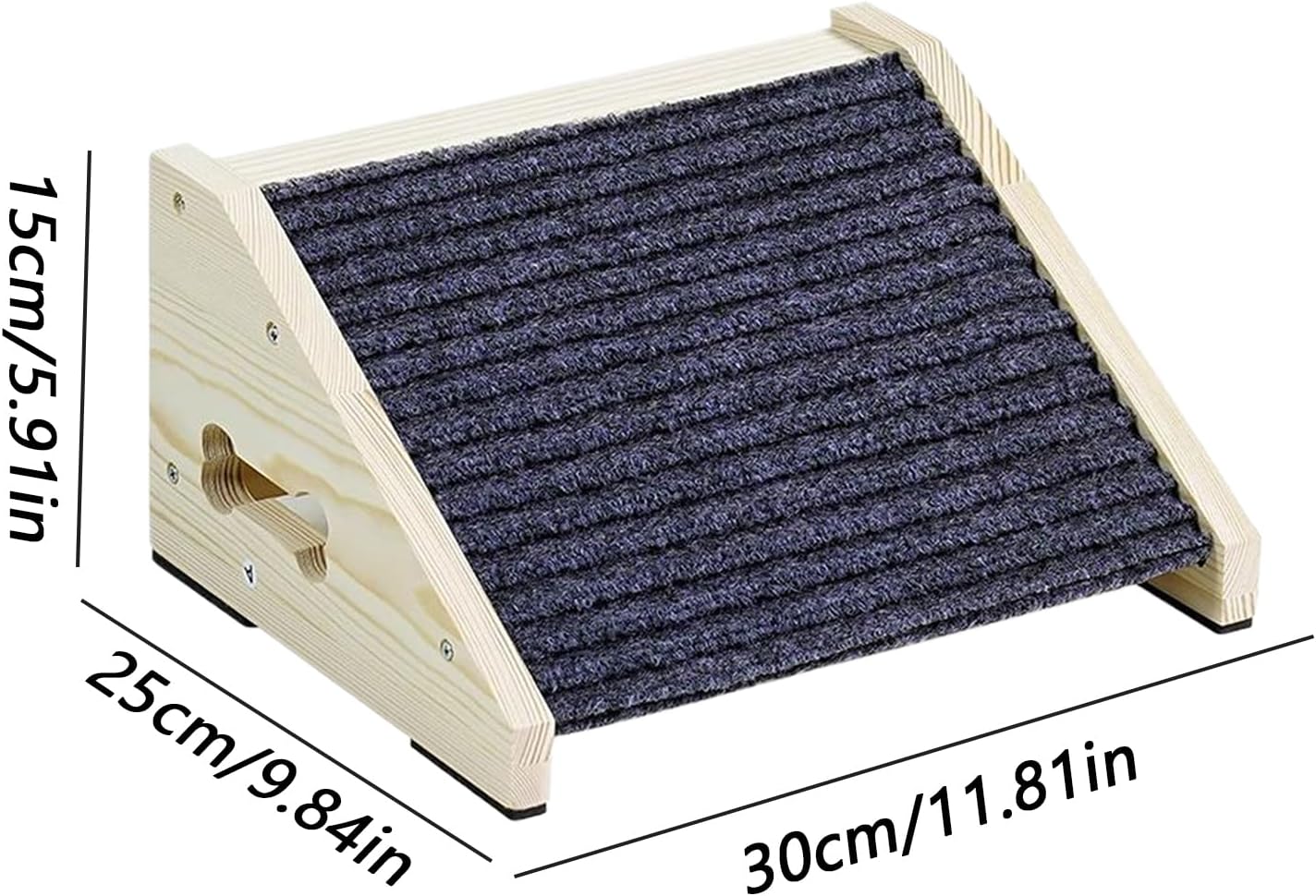 Wooden Dog Ramp - 26 Degree Non Slip, Portable Safety Ramps, Pet High Bed Climbing Stairs, Pet Ramp Accessory, Indoor Step Helper, for Couch Sofa Staircase Steps Indoor Use