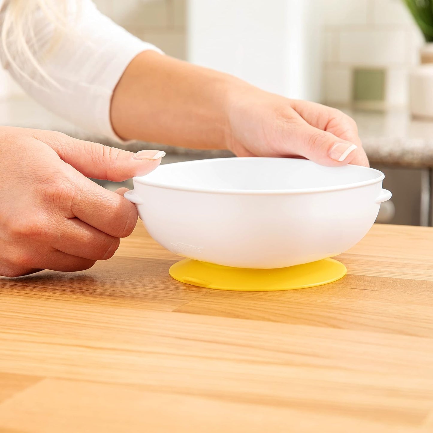 Dr. Brown's No-Slip Strong Suction Bowls for Babies and Toddlers, Baby Led Feeding, 2-Pack, BPA Free, 4m+