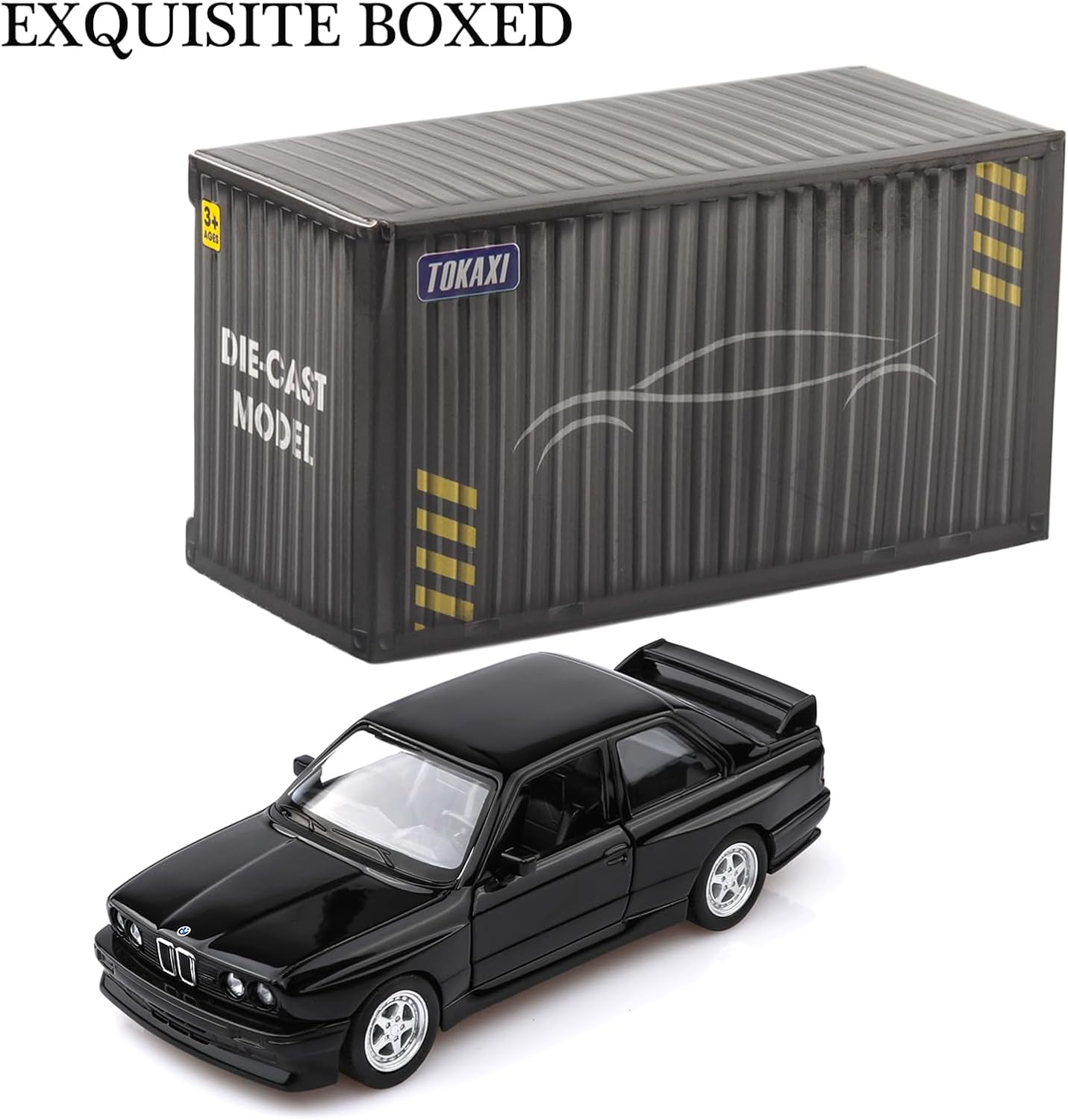 1/36 Scale 1987 BMW M3 Diecast Model Cars,Pull Back Vehicles BMW Toy Cars,Cars Gifts for Boys Girls