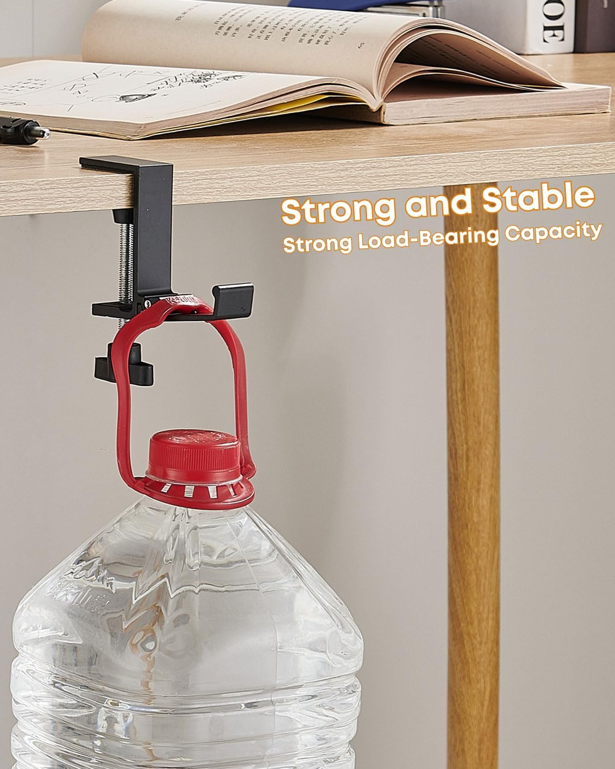 JAKO Headphone Stand for Desk, Aluminum Alloy Foldable Headphone Holder - Headset Stand Hook Mount, PC Gaming Headset Holder Under Desk Clamp for Office, Computer, Student Class Table, Handmade Table