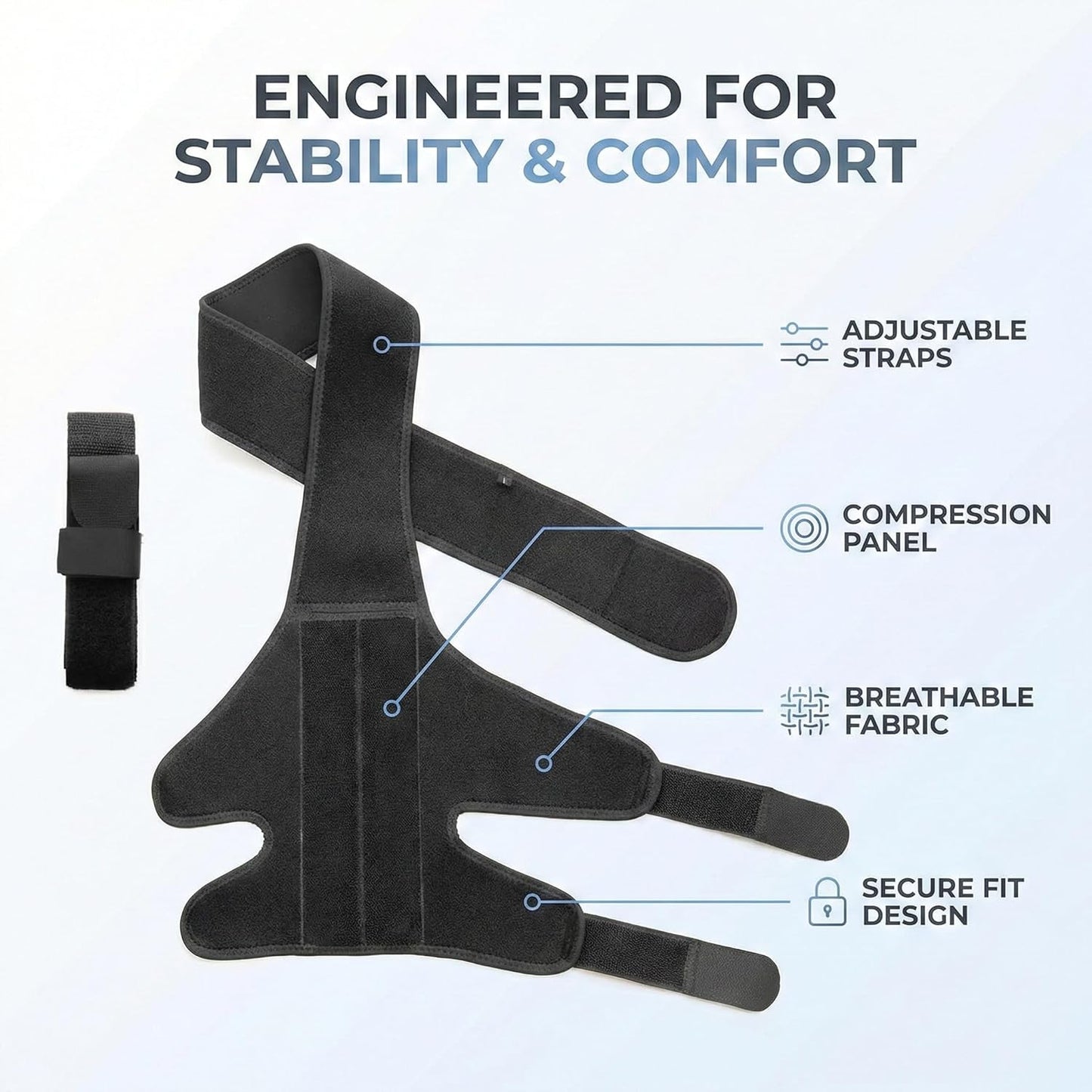 Dog Rear Leg Support Brace with Anti-Slip Socks – Adjustable for Joint Pain Relief and Recovery, Improves Mobility for Walking & Outdoor Use, Durable Black Size L (ACL Support)