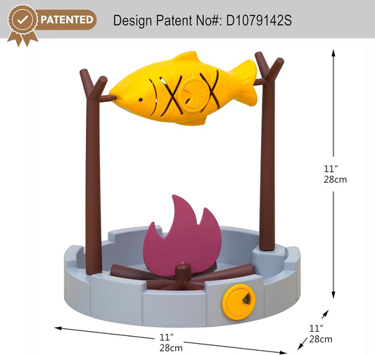 PetPals Cat Slow Feeder, Treat Dispenser - Interactive Cat Puzzle Toy for Small Pets & Kittens, Mental Stimulation Pet Food Feeding Toy, Dry Food Dispensing Cat Toy