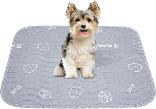 2 Pack Puppy Pee Pads Heavy Absorbency Washable for Dogs, Reusable Pee Pads Prevent Leakage Non-Slip, Waterproof Pet Training Pads for Puppy Playpen, Crate, Whelping Box, 18"x24"