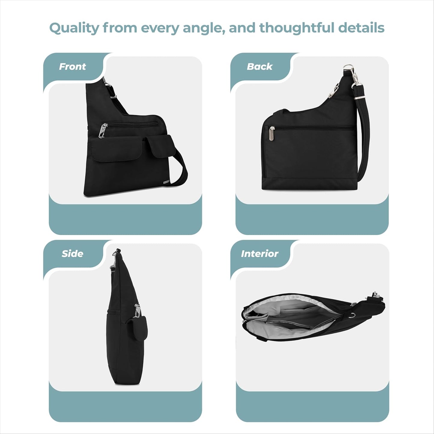Travelon Anti-Theft Classic Crossbody Bag