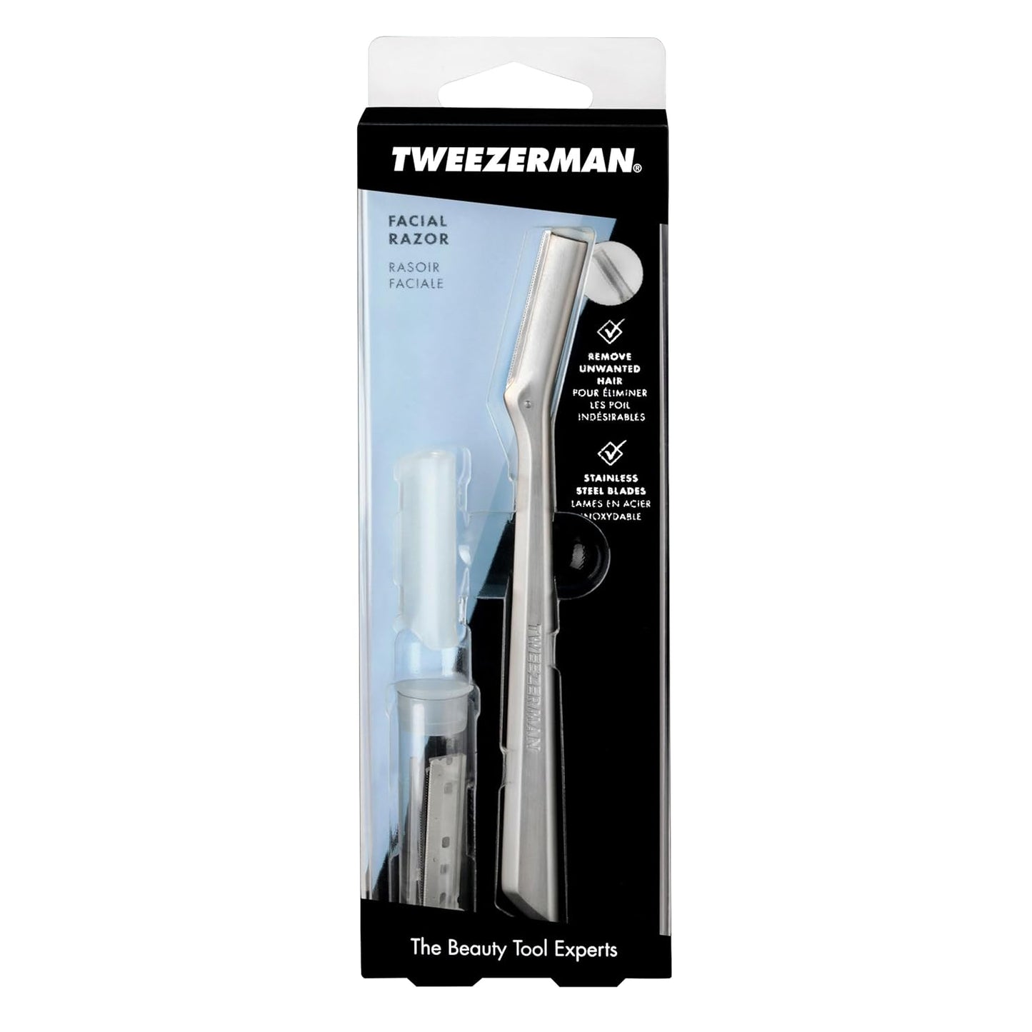 Tweezerman Stainless Steel Facial Razor
