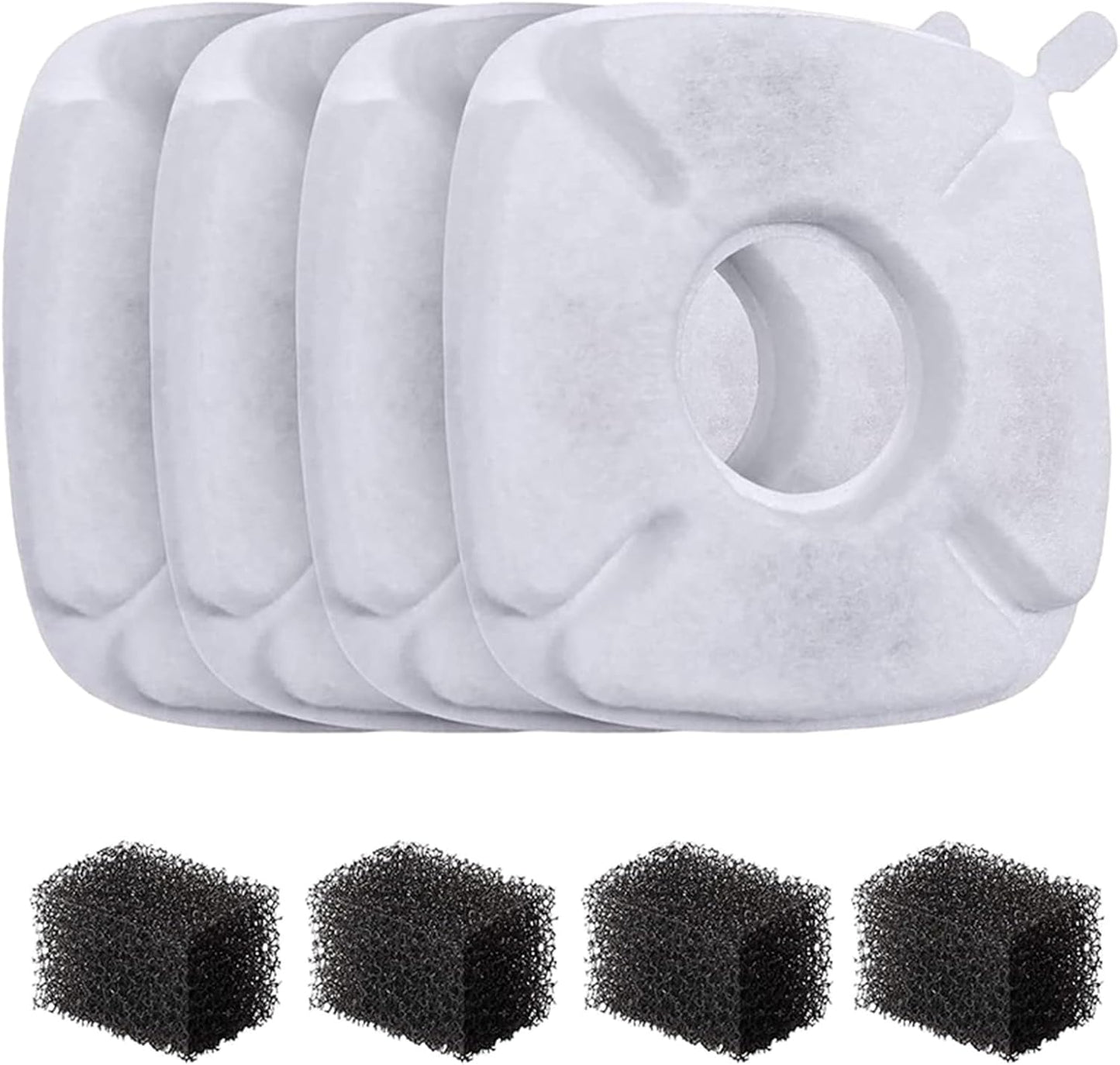 4xReplacement for Pet Water Fountain Improve Keep and Filtration Replacement Pet Fountain Replacement