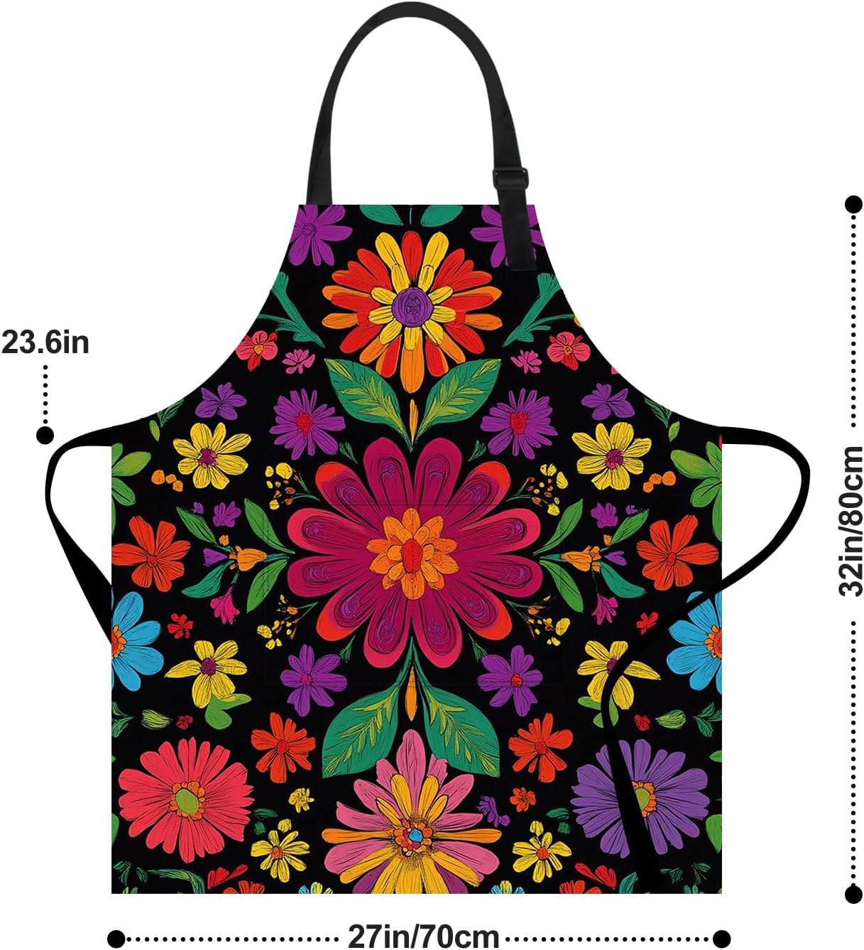 Apron Home Kitchen Cooking Baking Gardening for Women Men with Pockets, apron waterproof 32x28 inch