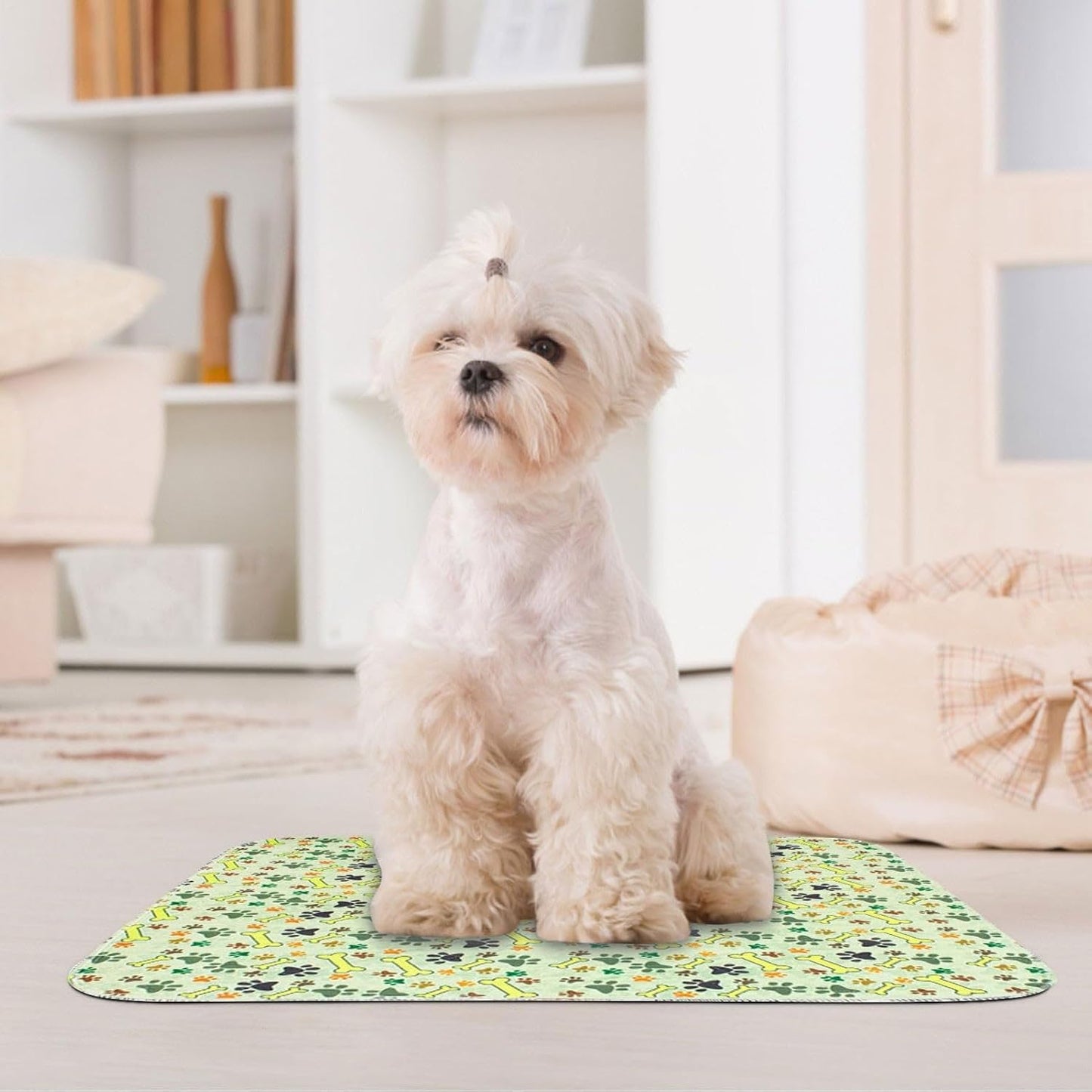 Pet Pee Pads,Strong Absorbent Non-Slip Underpad | Puppy Potty Training Pads - for Small Medium Dog Potty Bed Sofa Crate Car Whelping Bed Car