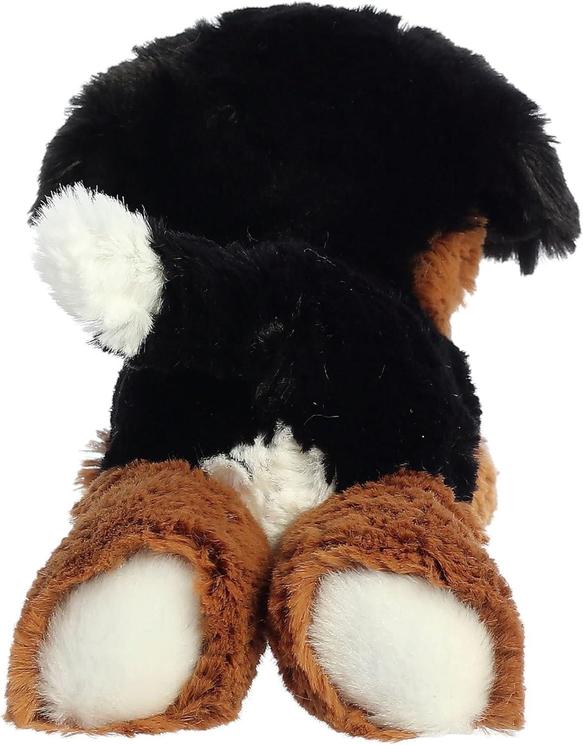 Aurora® Adorable Mini Flopsie™ Bernie Mountain Dog™ Stuffed Animal - Mini Companions Ready for Playful Adventures - for Kids All Ages, Toddlers, Adults, and Families - Black 8 Inches