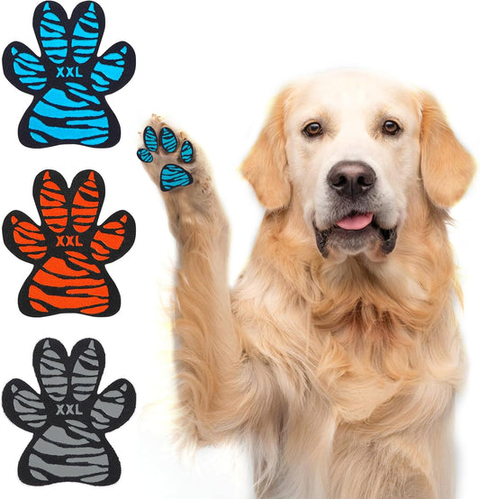 SCENEREAL XXL Dog Paw Protector Anti-Slip Grips, Paw Pads for Dogs Traction Non Slip On Hardwood Floors, Hot Pavement Paw Stickers Pads, Dog Shoes Booties Socks Replacemen 36Pcs