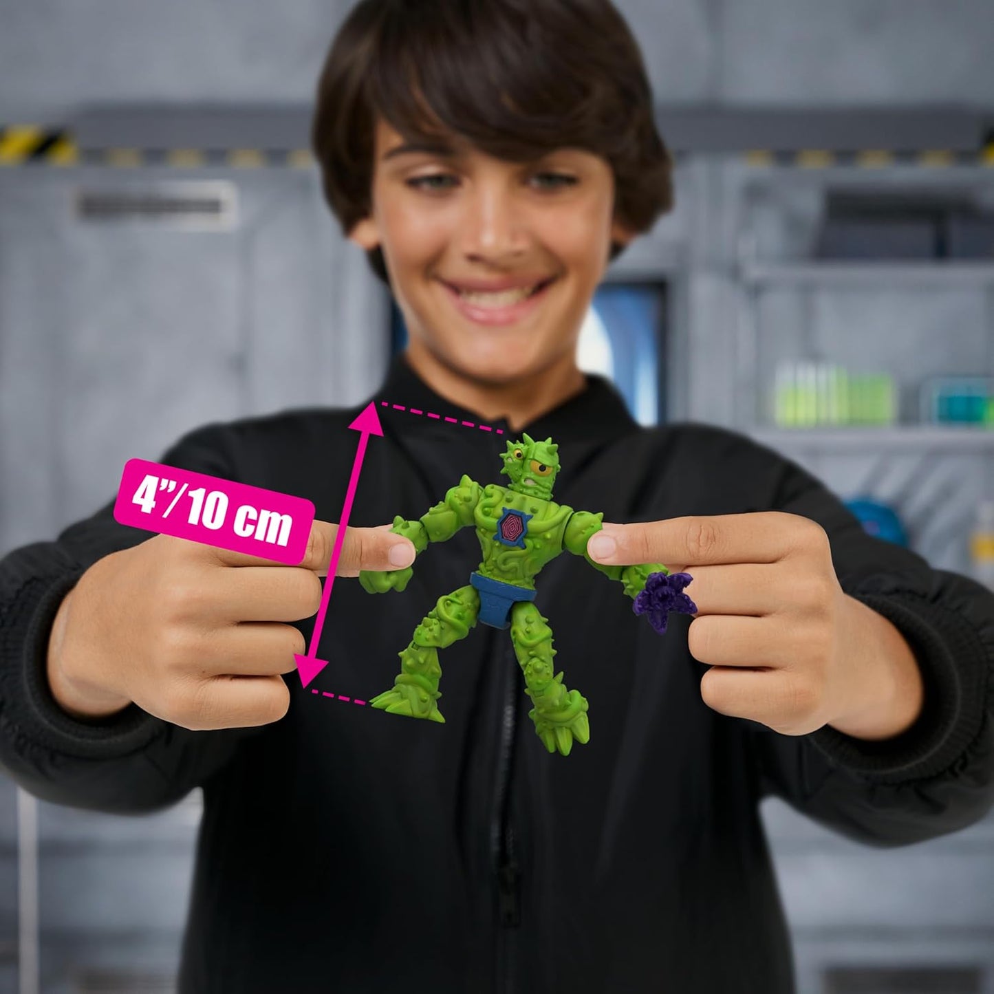 MrBeast Lab Hybrids Mega Pack, Reveal Different Hybrid Parts to Create 5 Mix & Match Action Figures, Including a Mega Torso Panther Experiment to Reveal Hybrid's Real Colors, Collect 30+ Beasts
