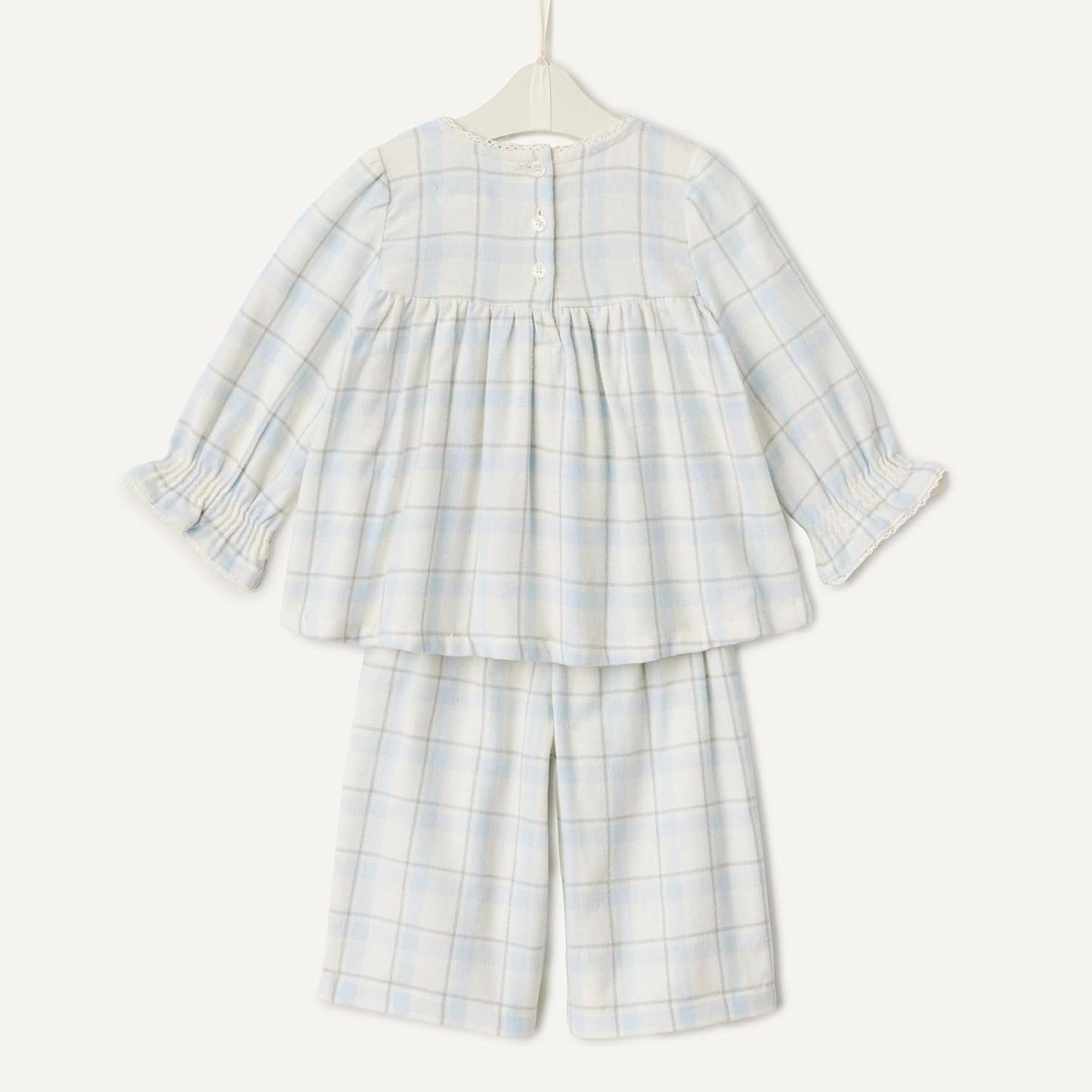 Amazon Essentials x Sofia Grainge Toddler and Baby Girls' Long Sleeve Flannel Set