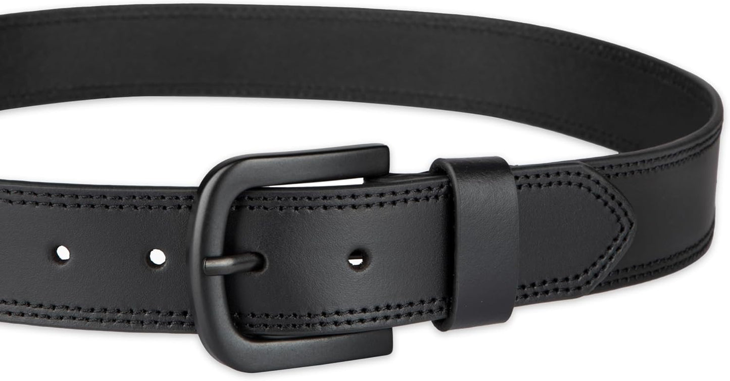 Dickies mens Genuine Leather Belt – Durable Casual Style, Regular & Big and Tall Sizes