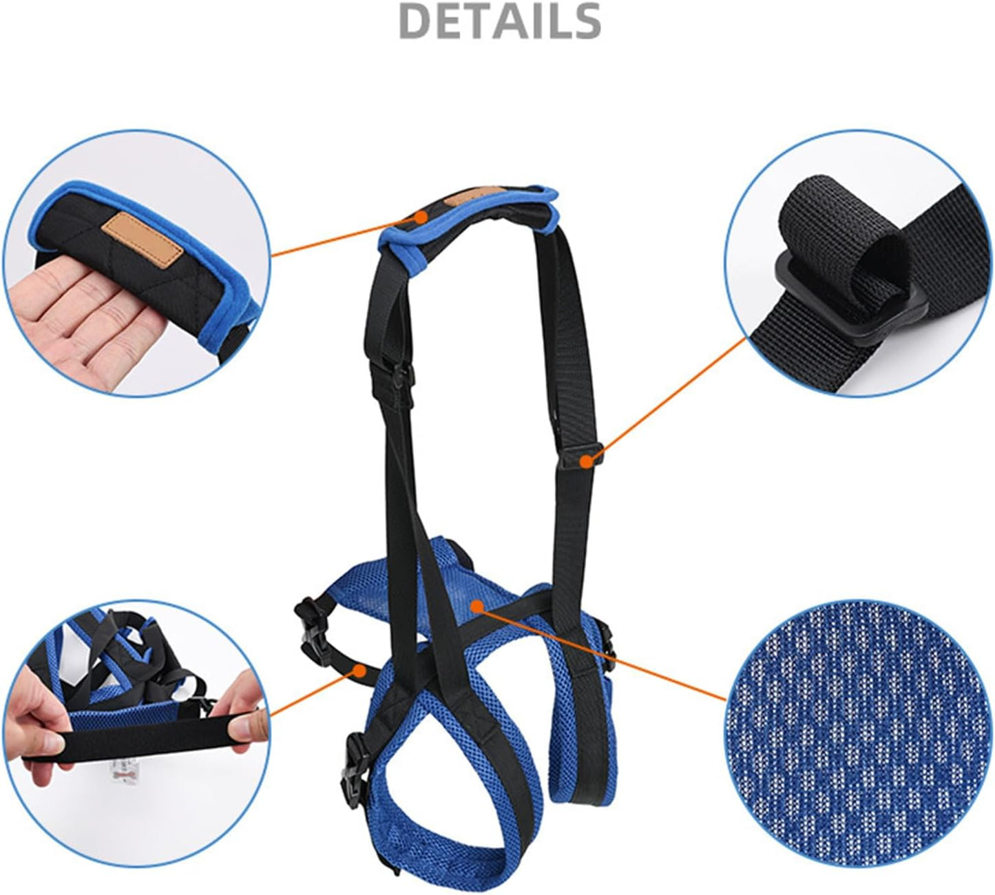Pet Rear Leg Assistance Strap with Upgraded Design Adjustable Belt for Joint Pressure Relief and Easy Movements Adjustable Dog Rear Harness Dog Assist Harness