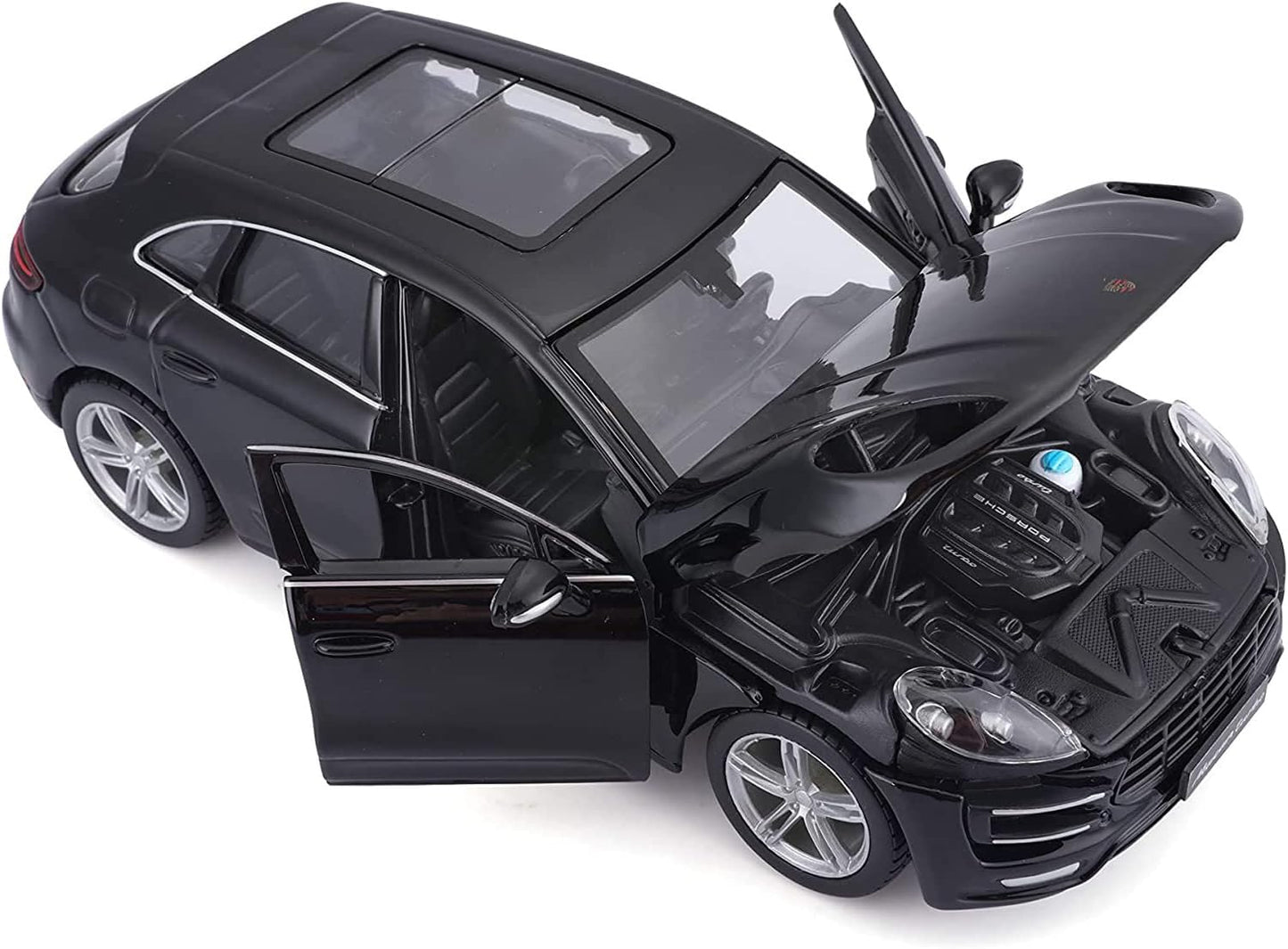 Bburago 1:24 ScalePorsche Macan Diecast Vehicle, Metallic Black