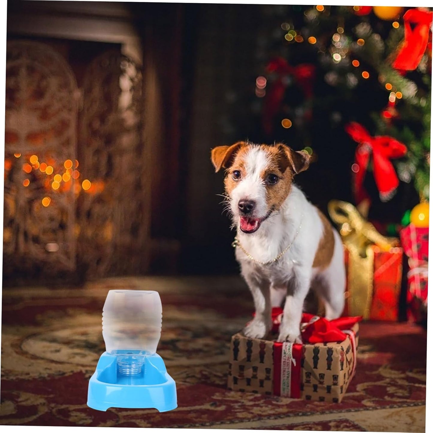 Milisten Pet Water Feeder Creative Dog Water Bowl with Smooth Surface Design for Home Automatic Refill Puppy Drinking Tool