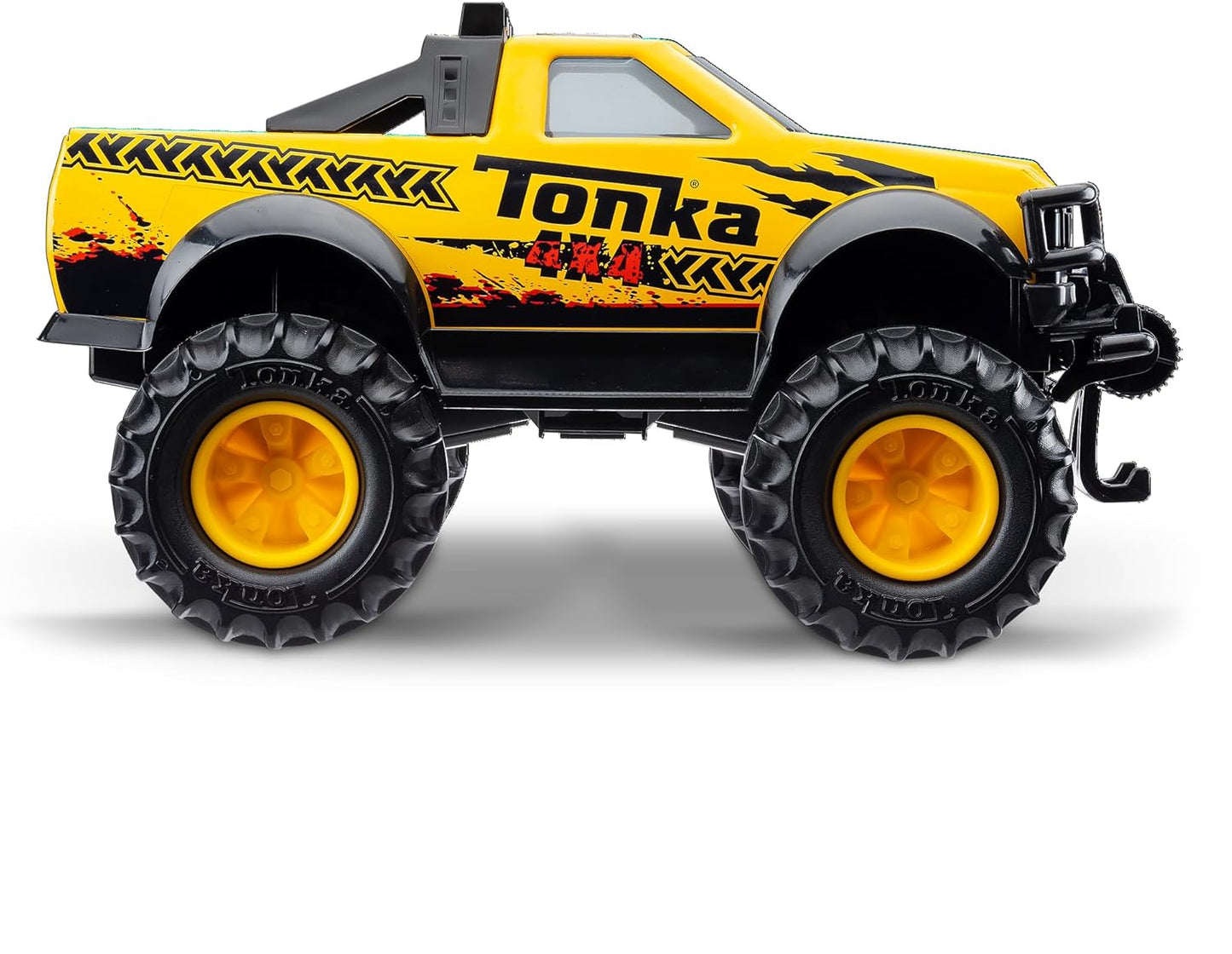 Tonka Steel Classics 4x4 Pickup Truck - Made with Steel & Sturdy Plastic, Yellow Toy Construction Truck, Boys and Girls, Kids, Toddlers, Ages 3+