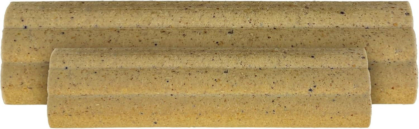 KONG Puppy Ziggies Enhanced - Teeth Cleaning Dog Treats for Puppies, Long-Lasting Chews, Works Classic Rubber Toys ((2 Pack) Medium/Large)