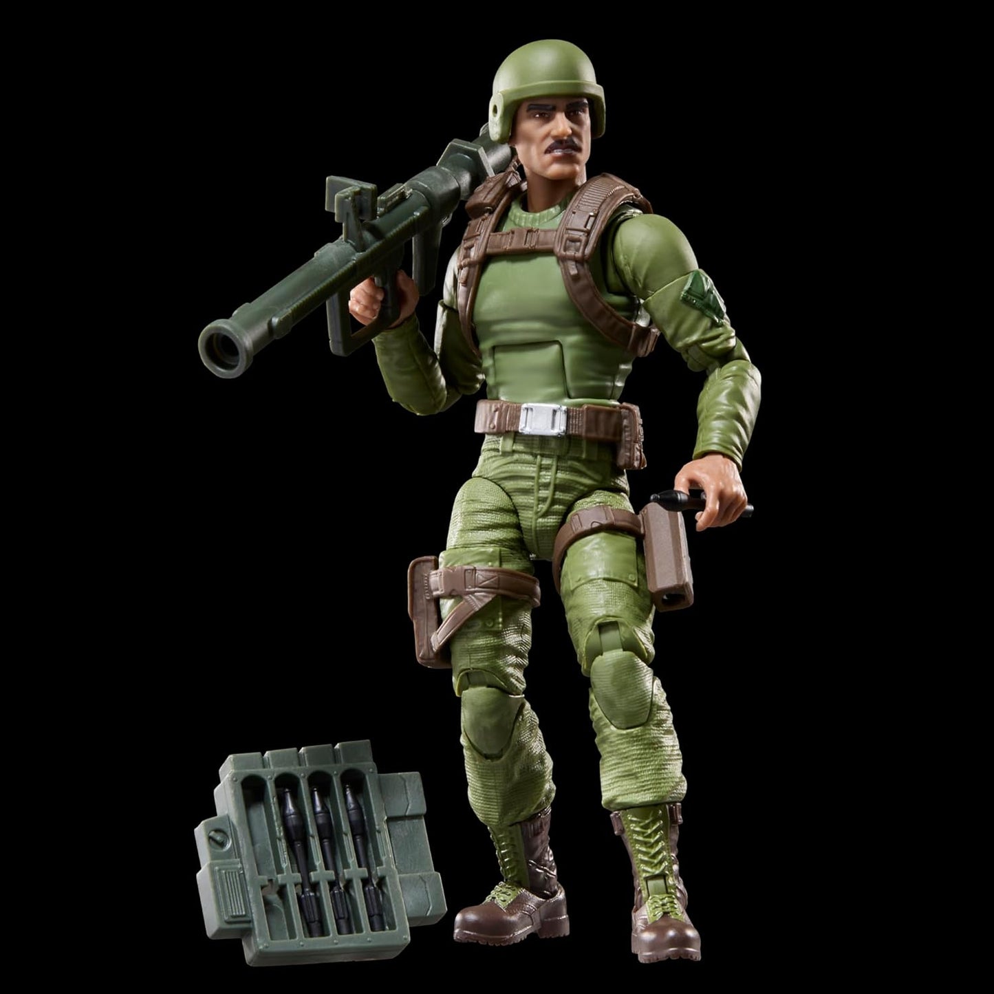 G.I. Joe Classified Series Retro Cardback Rafael “Zap” Melendez, Collectible 6 Inch Action Figure with 12 Accessories