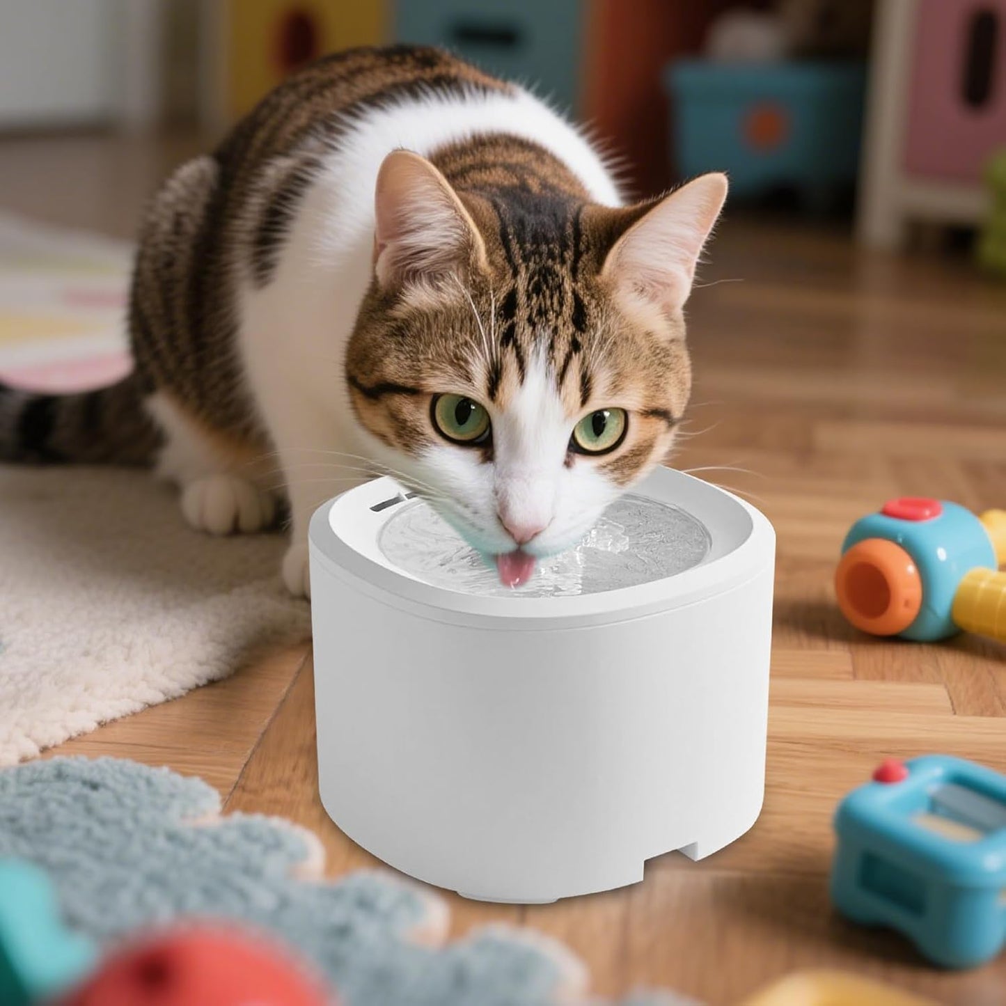 Pet Water Fountain | 3L Quiet USB Powered Automatic Dispenser - Water Dispenser for Cats Dogs,for Kitten Puppy Dog Indoor Home Apartment Living Room Balcony