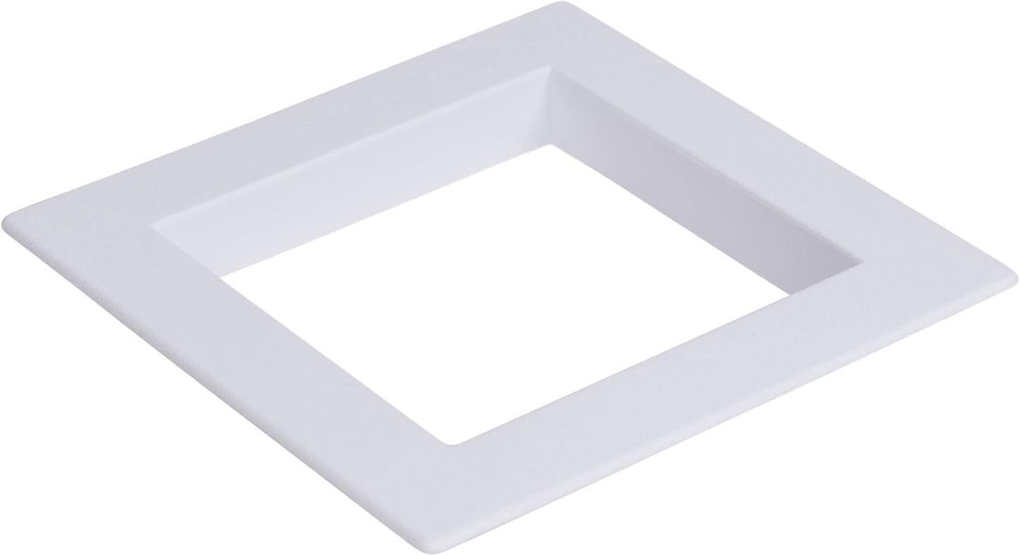 Oatey 38942 Supply Box Square, Plastic Faceplate, 8.25", White