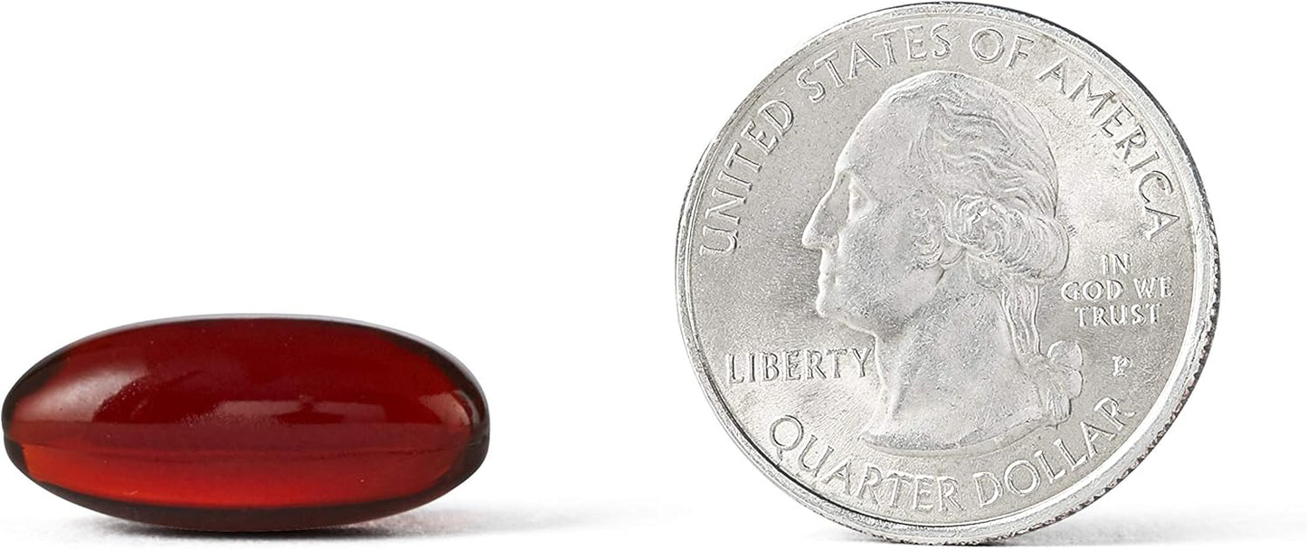 MegaRed Antarctic Krill Oil 750mg, Omega 3 Fatty Acid Supplement, Ultra Concentrate EPA & DHA Softgels, Antioxidant Astaxanthin, Heart Health Supplement with No Fish Oil Aftertaste, 80ct