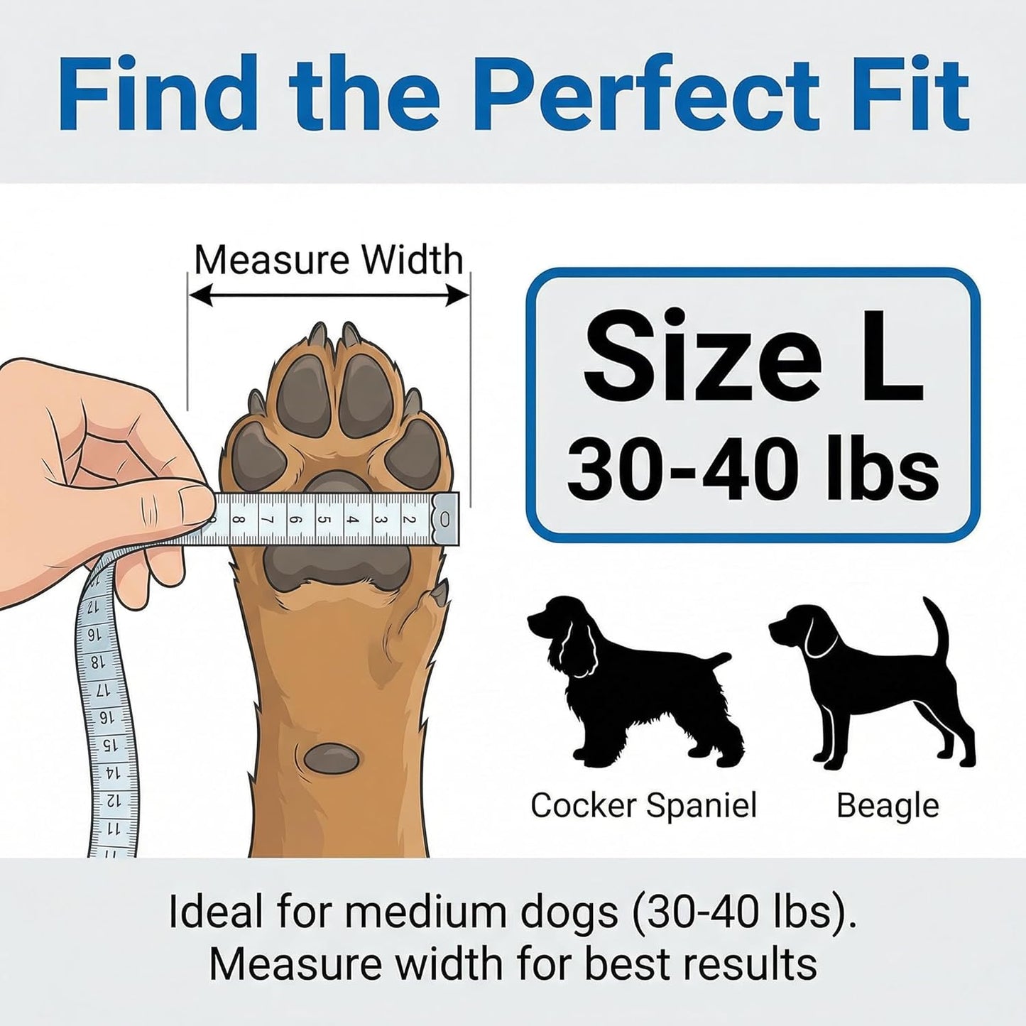 Advanced Anti-Slip Dog Socks & Dog Boots, Adjustable Dog Shoes for Hardwood Floors, Soft Fabric Paw Protectors for Senior Dogs Matching Owner Socks Gift Set (Size L)