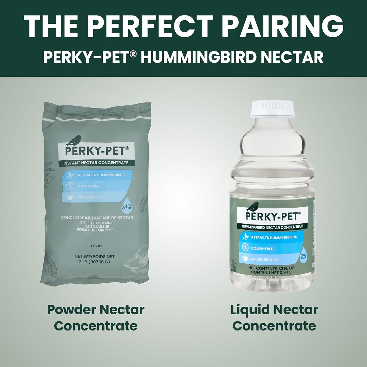 Perky-Pet 203CPBN-2 Glass Hummingbird Feeders for Outdoors with Perches, Ant Moat, Bee Guards - Pack of 2