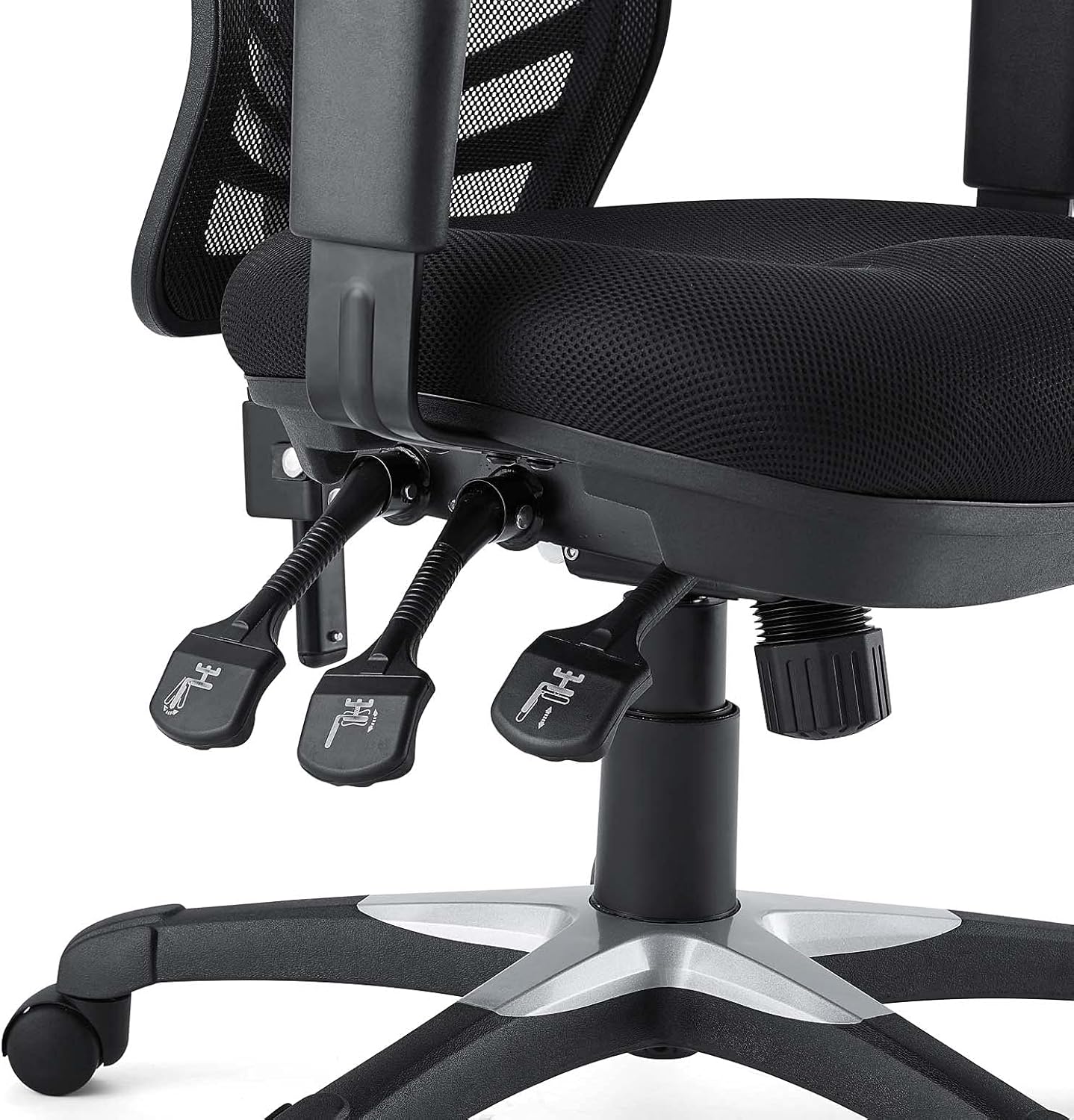 Modway EEI-757-BLK Articulate Ergonomic Mesh Office Chair in Black