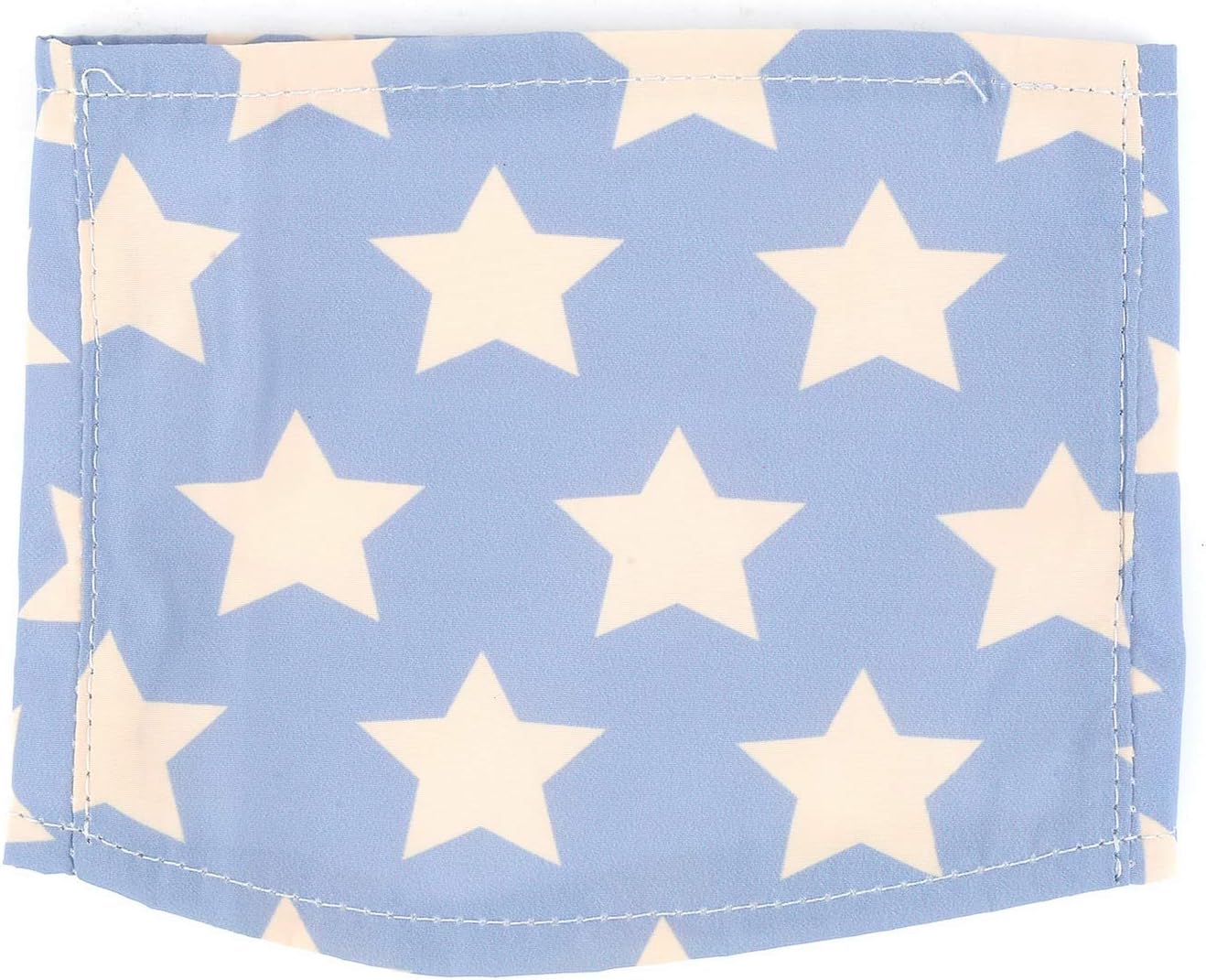 SELMAI Belly Bands for Male Puppies Small Medium Dogs Adjustable Washable Doggie Wrap Diapers Leakproof Reusable Comfy Boy Nappies Absorbent Pads Prevent Licking Adorable Star Design Blue Stars L