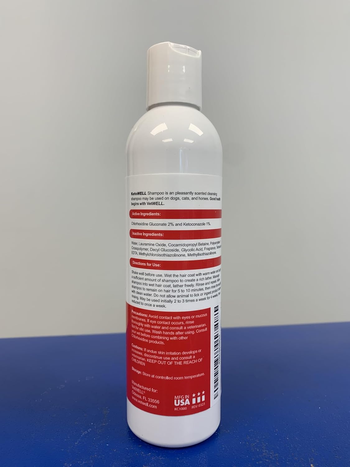 KetoWELL Topical Shampoo for Dogs & Cats - 8 oz