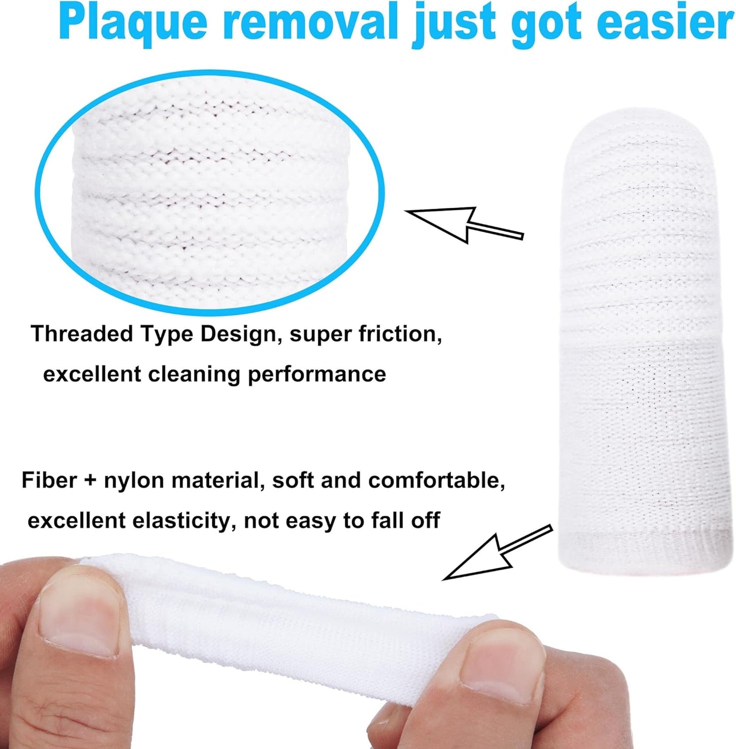 20 PCS Dog Toothbrush Pet Toothbrushs Finger Toothbrushs cat Too thbrush Washable & Comfortable & Durable 1 Set for 2 Fingers(20)