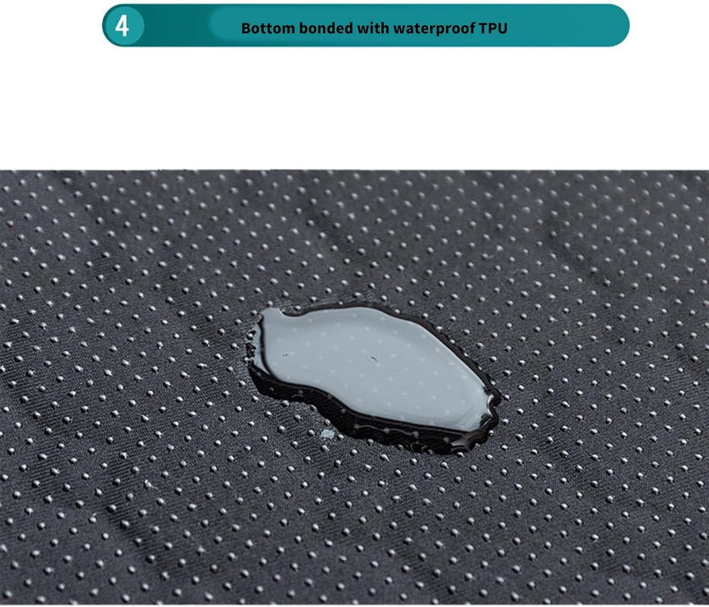 Washable Dog Mat with Quick Absorbing Polyester for Indoor Pet Nonslip Backing and Tear Design Absorbent Pet Training Pad