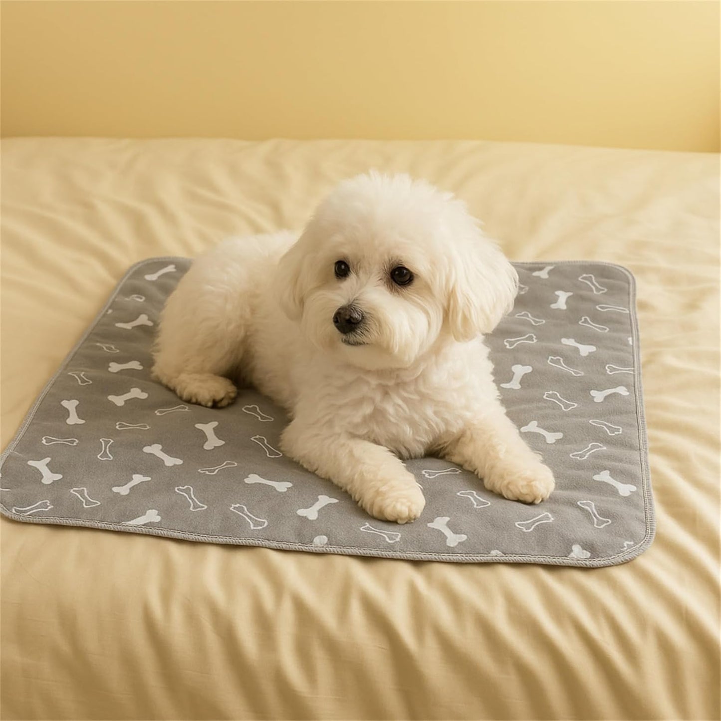 The Pee Pad Dogs Actually Use, 4-Layer Leak Protection Washable Pee Pads, Easy to Clean & Reusable (E,S(17.7" x 23.6"))