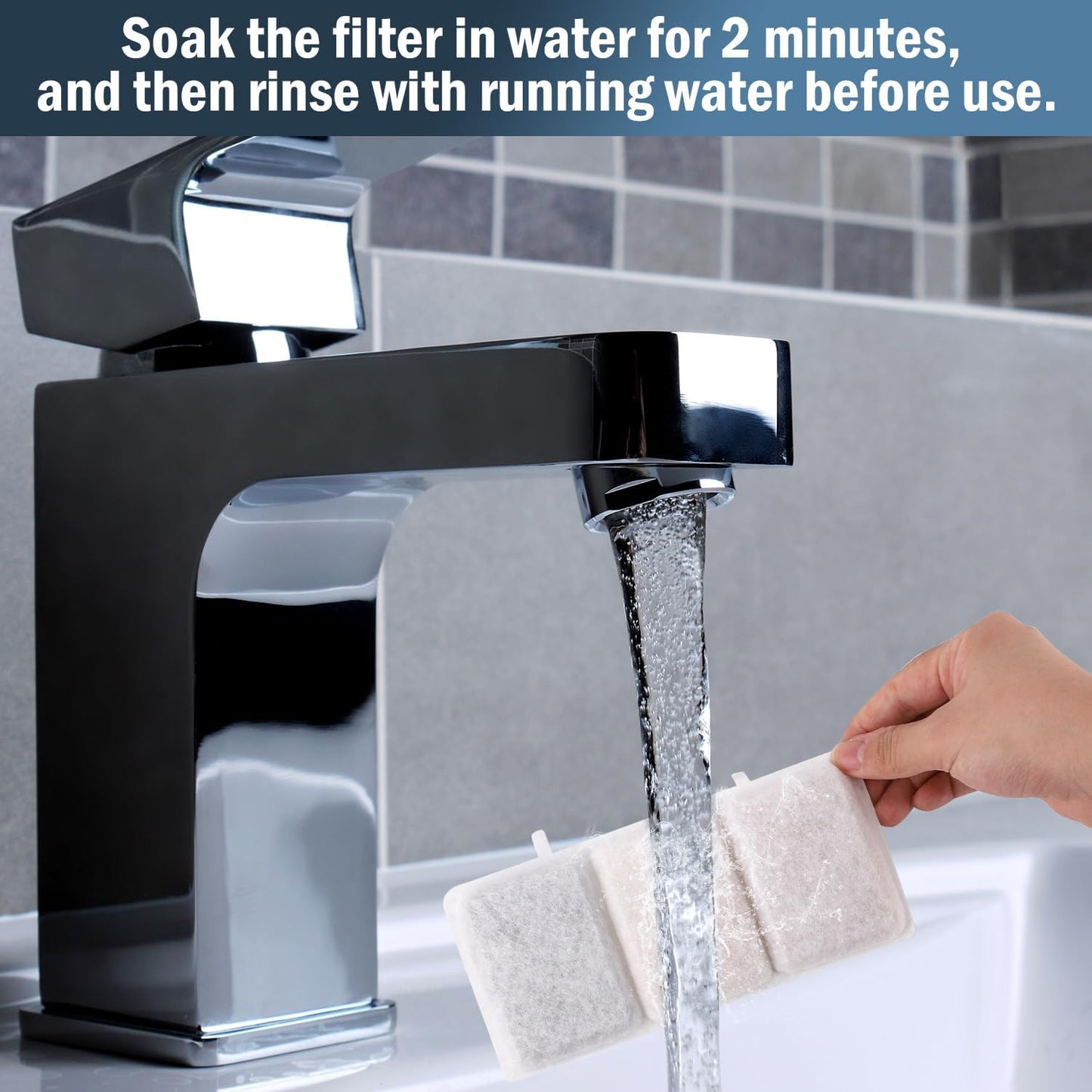 20pcs Pet Fountain Filters, Replacement Water Filter for Petory with 10 Pack Replacement Pre-Filter Sponge Pet Water Dispenser Filter Compatible with Petory 74oz
