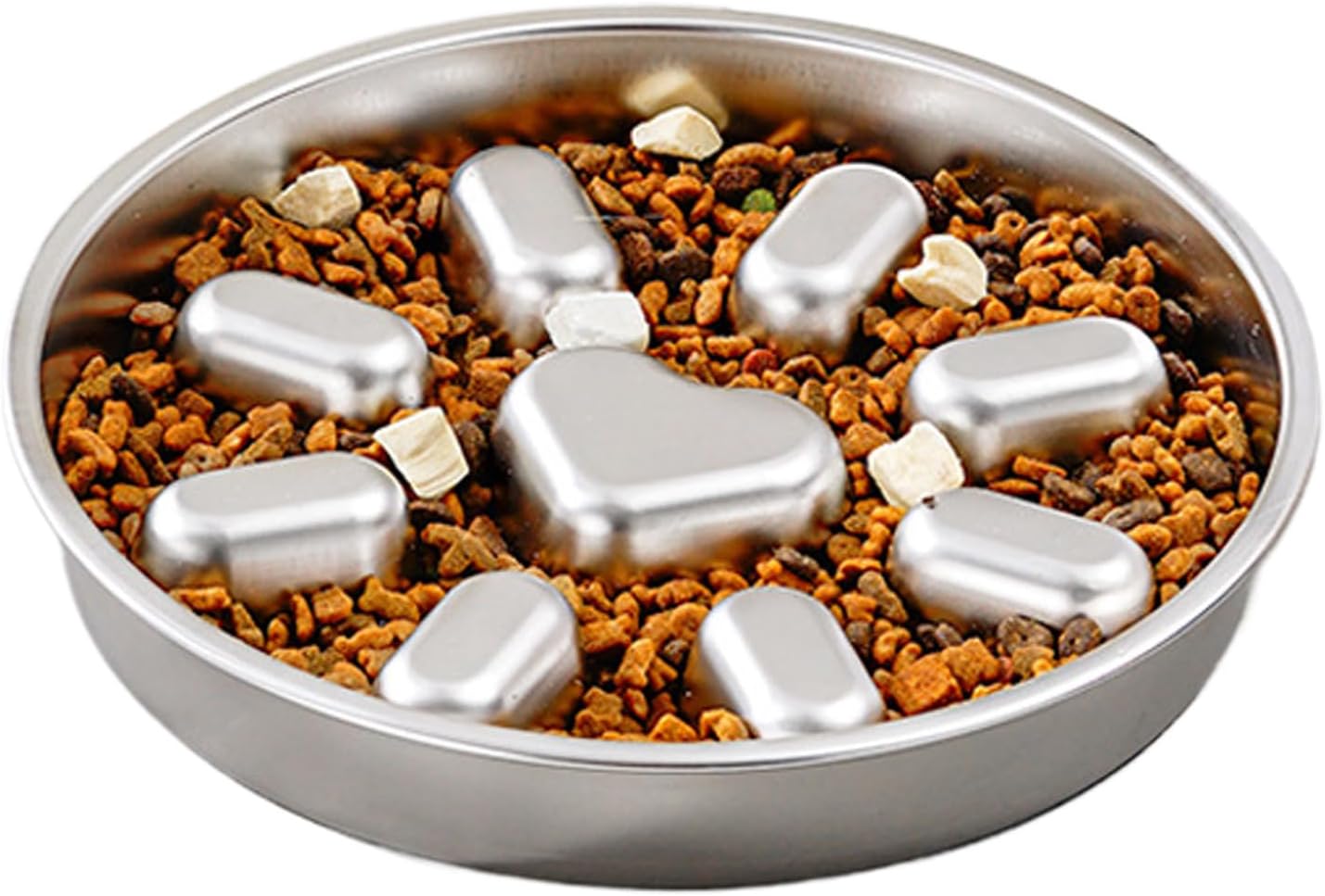 Maze Dish - Slow Feeder Dog Bowl for Fast Eater | Anti-Choking Pet Bowl with Non-Slip Base & Obstacle Pattern for Medium Breed, Feeding, Eating, Treat, and Water