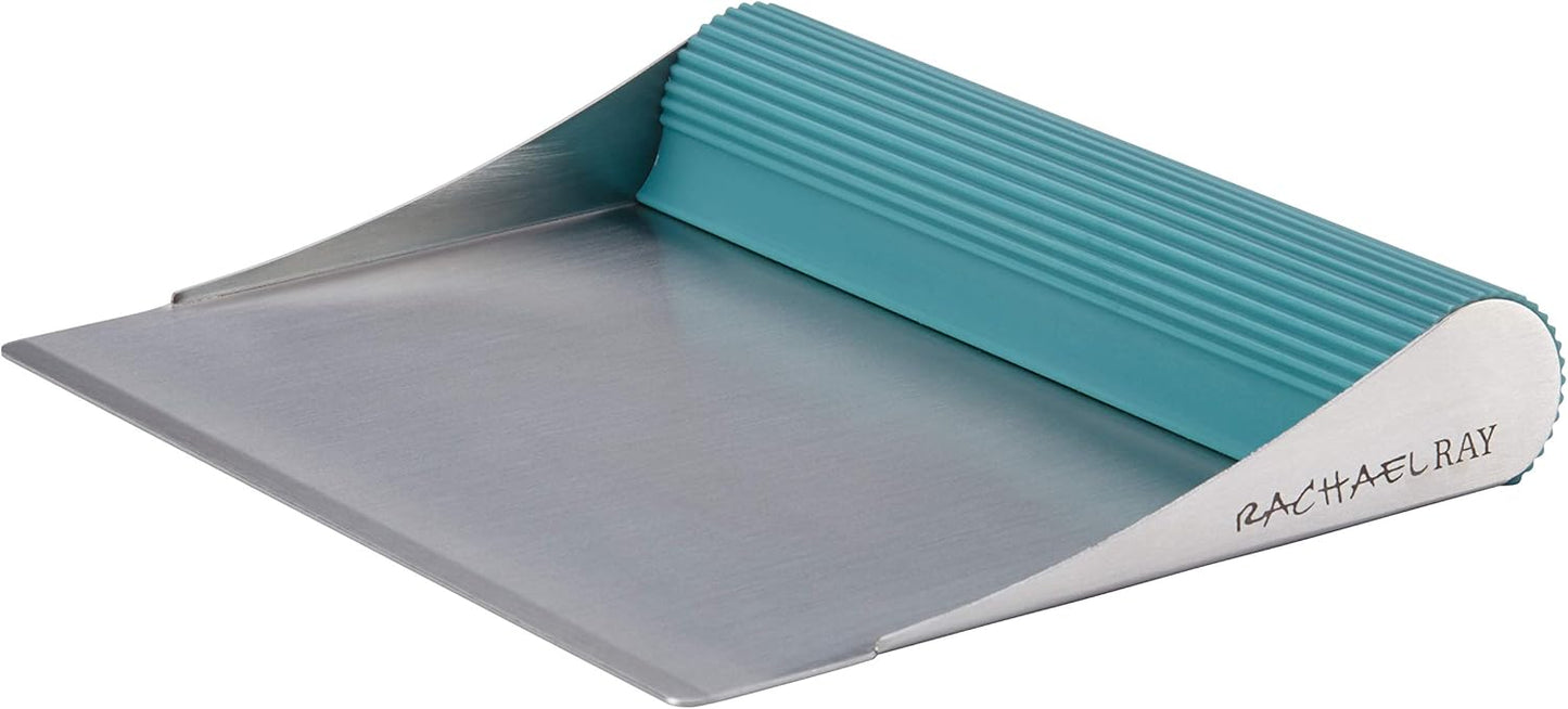 Rachael Ray Cucina Tools & Gadgets Bench Scrape, Agave Blue -