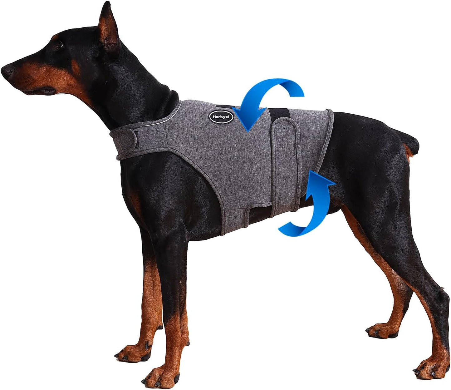 Dog Anxiety Vest - Skin-Friendly Calming Shirt for Thunder, Fireworks, Vet Visits & Separation Anxiety – No Medicine or Training Needed – Suitable for Small, Medium, and Large Dogs