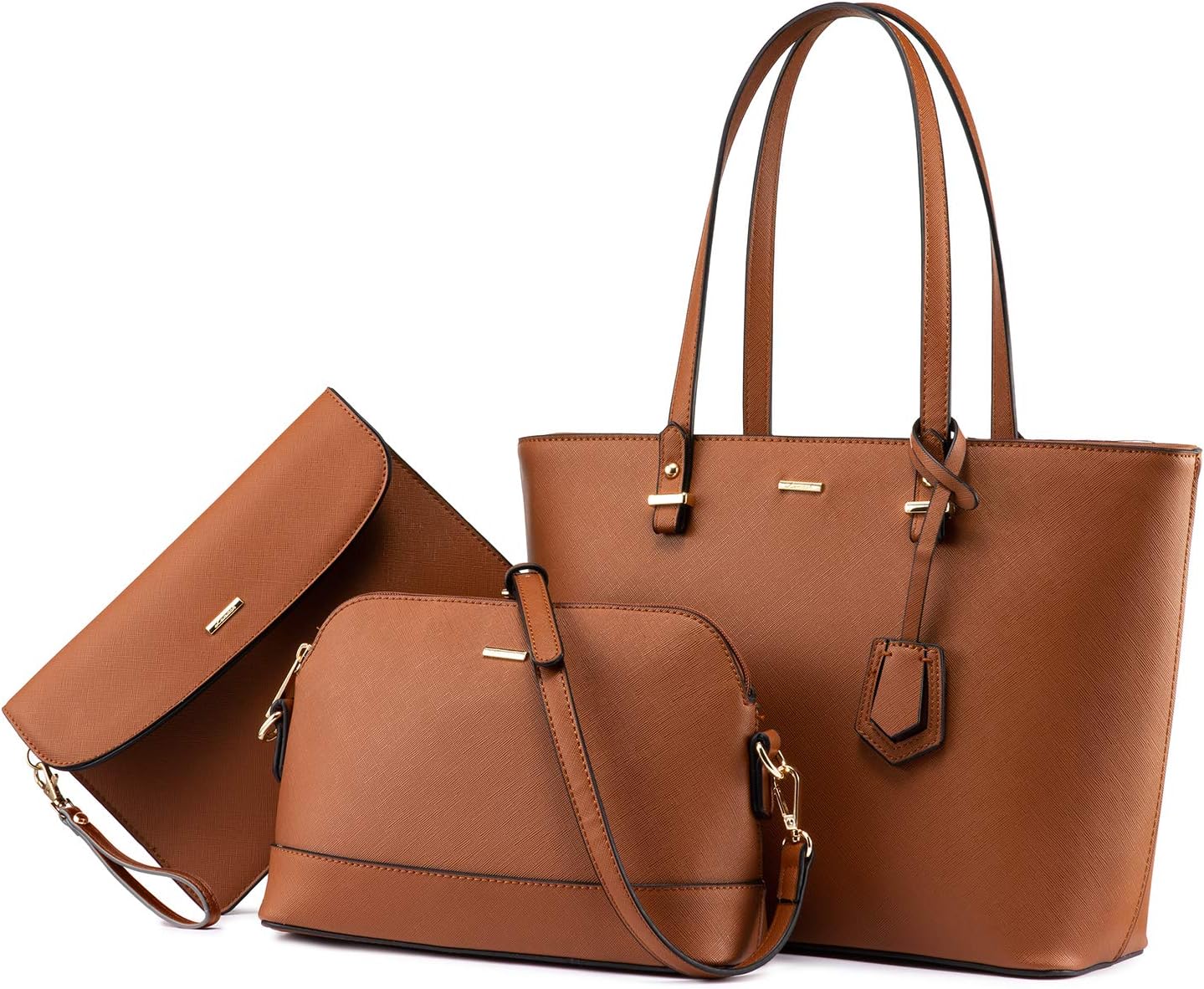 LOVEVOOK Handbags for Women Shoulder Bags Tote Satchel Hobo 3pcs Purse Set