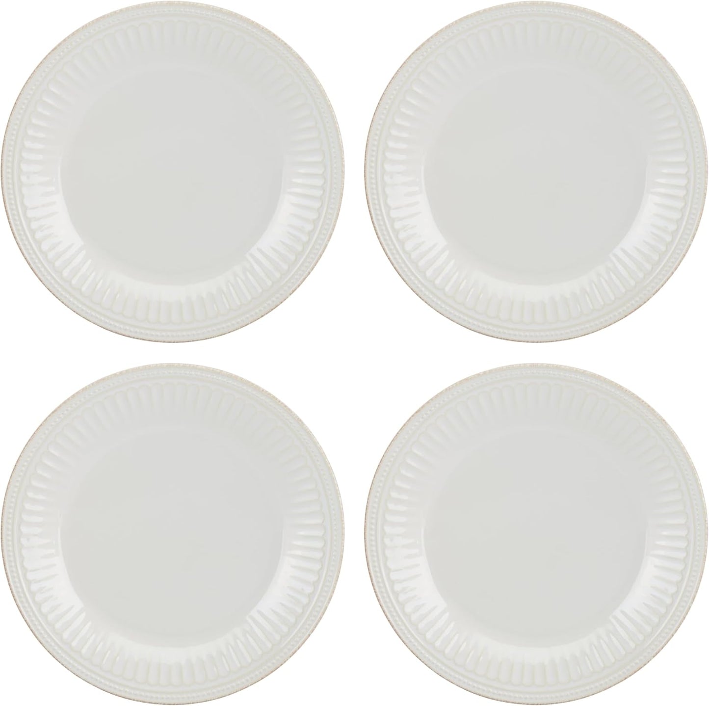 Lenox 897388 French Perle Groove 12-Piece Dinnerware Set, Service For 4