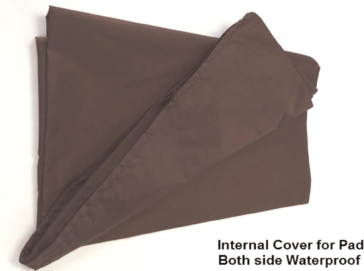 Dogbed4less 1 Pack Internal Duvet Case Waterproof Zipper Dog Bed Cover for Large 41"x27"X4" Memory Foam Pad Pet Bed - 45"X31" Flat