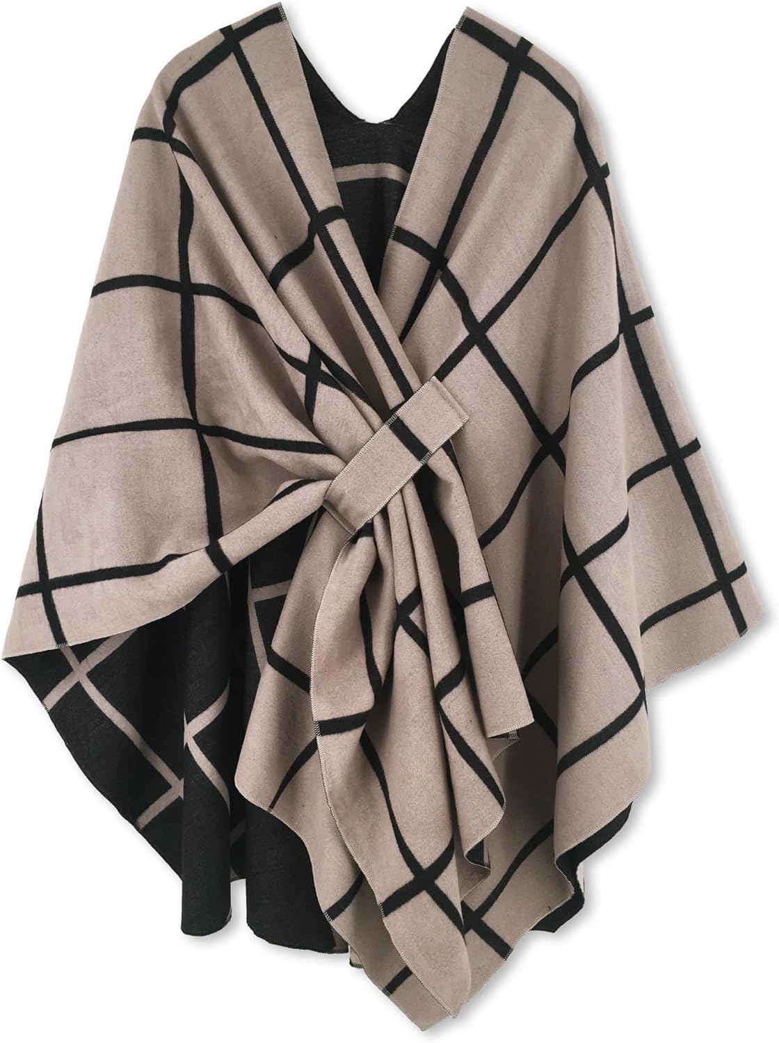 Moss Rose Women's Shawl Wrap Poncho Ruana Cape Open Front Cardigan Shawls for Spring Fall Winter