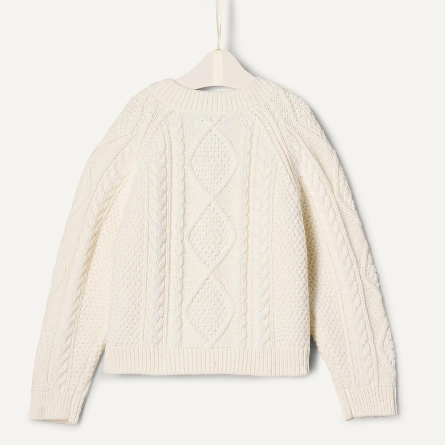 Amazon Essentials x Sofia Grainge Unisex Toddlers and Babies' Cable Knit Fisherman Cardigan Sweater