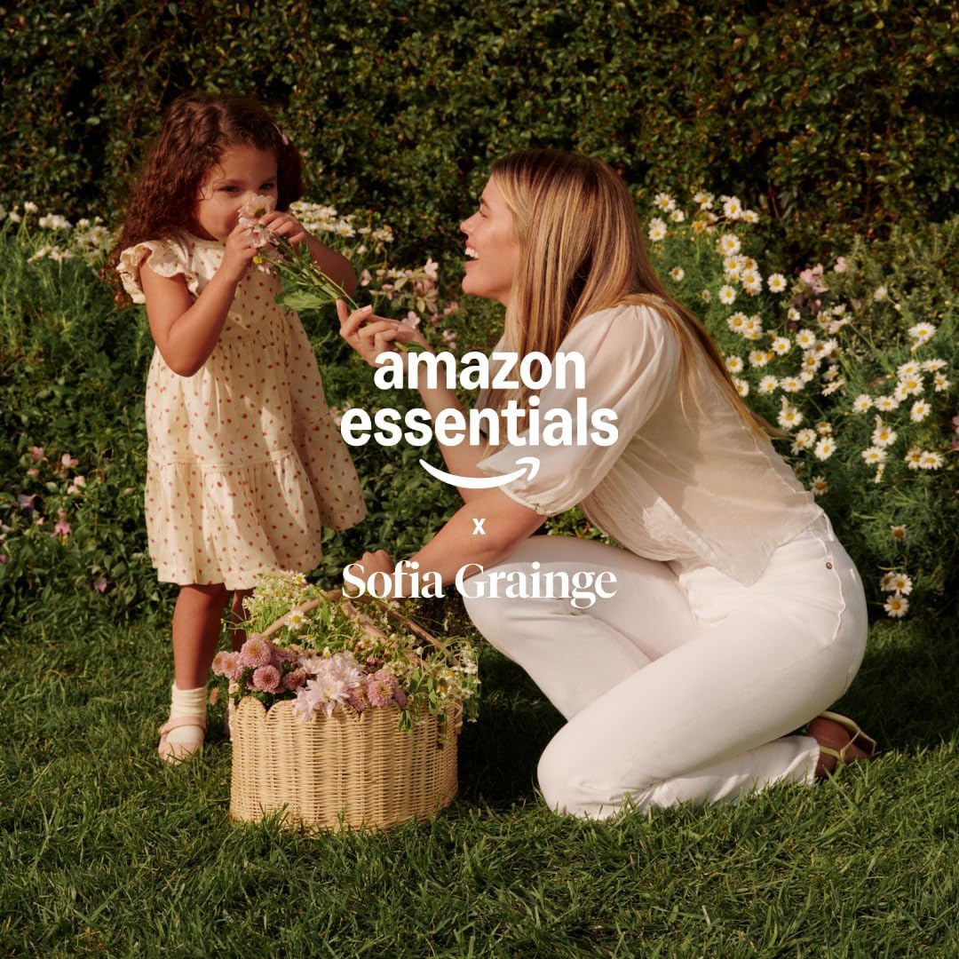 Amazon Essentials x Sofia Grainge Toddler and Baby Boys' Water-Repellent Rain Jacket with Quilted Lining