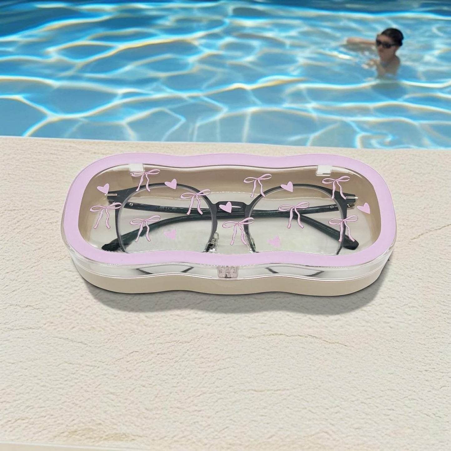 Glasses Case Hard Shell, Cute Sunglasses Case, Glass Cases for Eyeglasses Women, Reading Eye Glass Cases