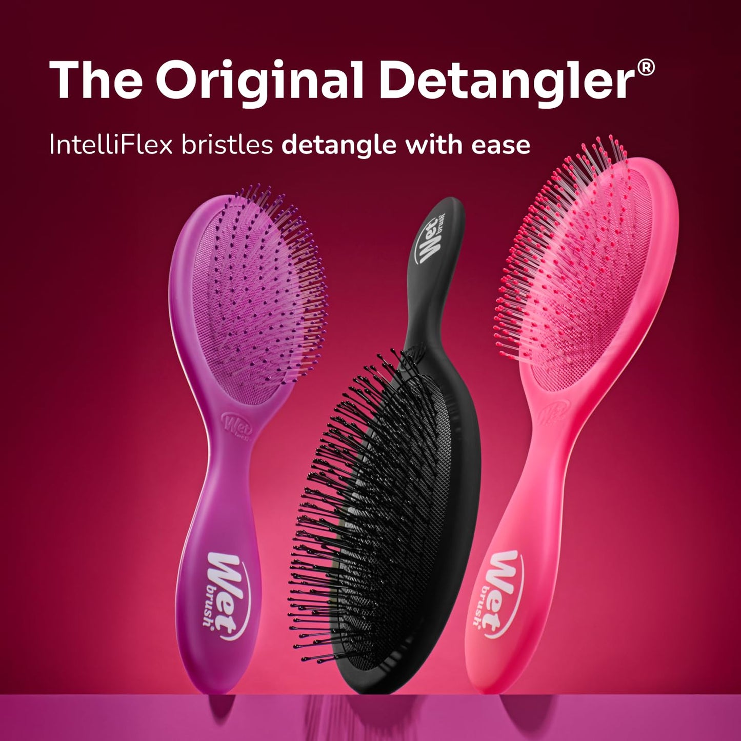 Wet Brush Original Detangler Hair Brush, Amazon Exclusive Aqua- Ultra-Soft IntelliFlex Bristles-Detangling Hairbrush Glides Through Tangles For All Hair Types (Wet Dry & Damaged Hair) - Women & Men