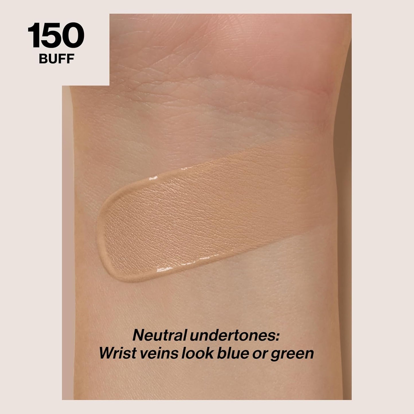 Revlon Liquid Foundation, ColorStay Face Makeup for Normal & Dry Skin, SPF 20, Longwear Medium-Full Coverage with Natural Finish, 150 Buff, 1 Fl Oz