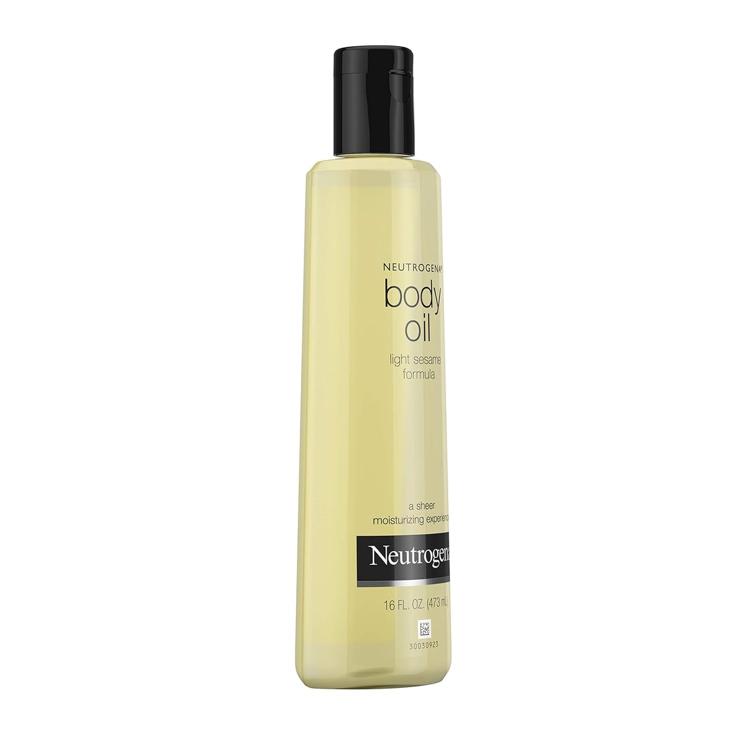 Neutrogena Body Oil Light Sesame Formula, 16 fl oz, Radiant Glow Moisturizer for Dry Skin, Bath & Shower Oil For Smooth and Hydrated Skin