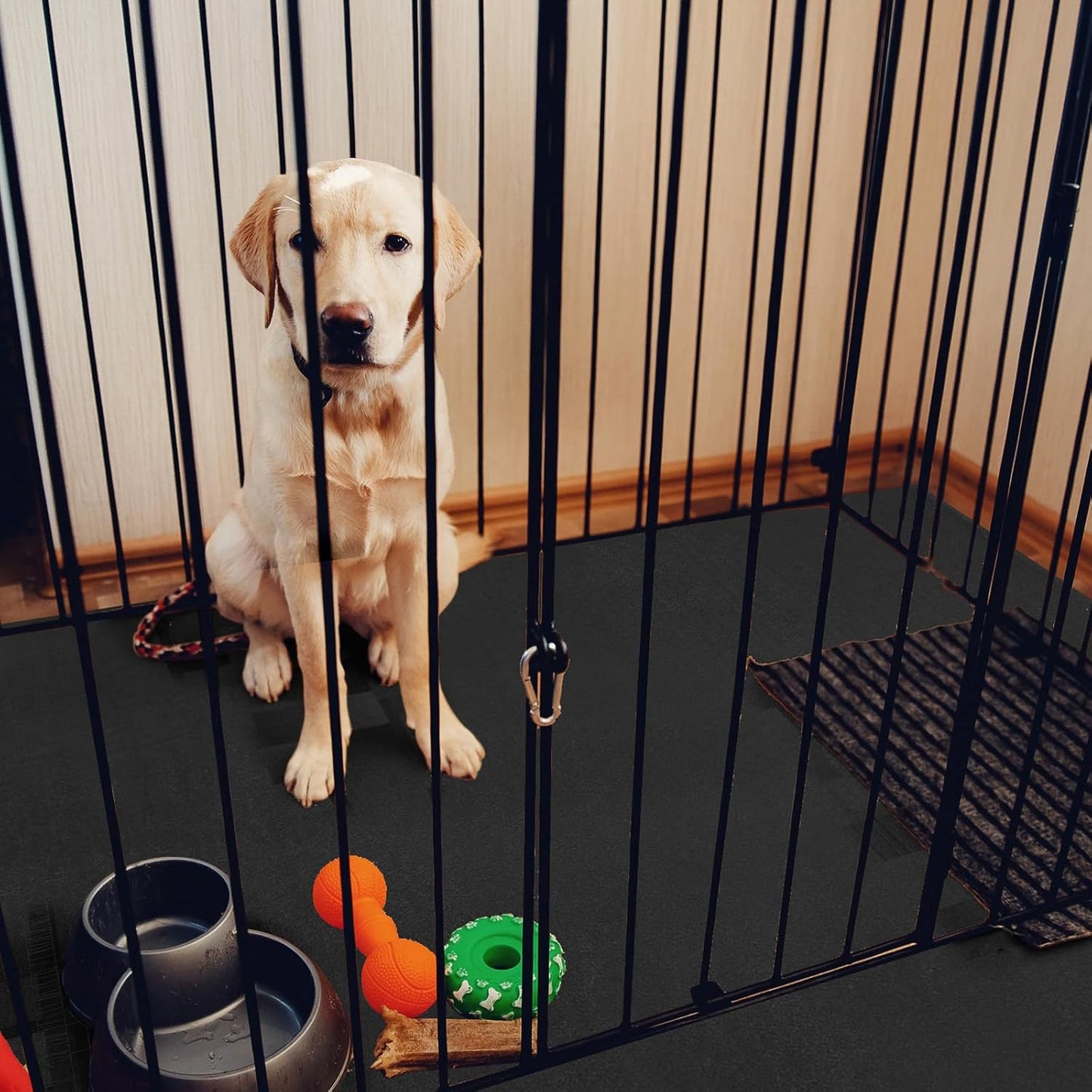 PVC Pet Crate Floor Protection Mat 32" x 50" XXL Washable Floor Covering Reusable Waterproof Non Slip Rug Whelping Pad for Pet