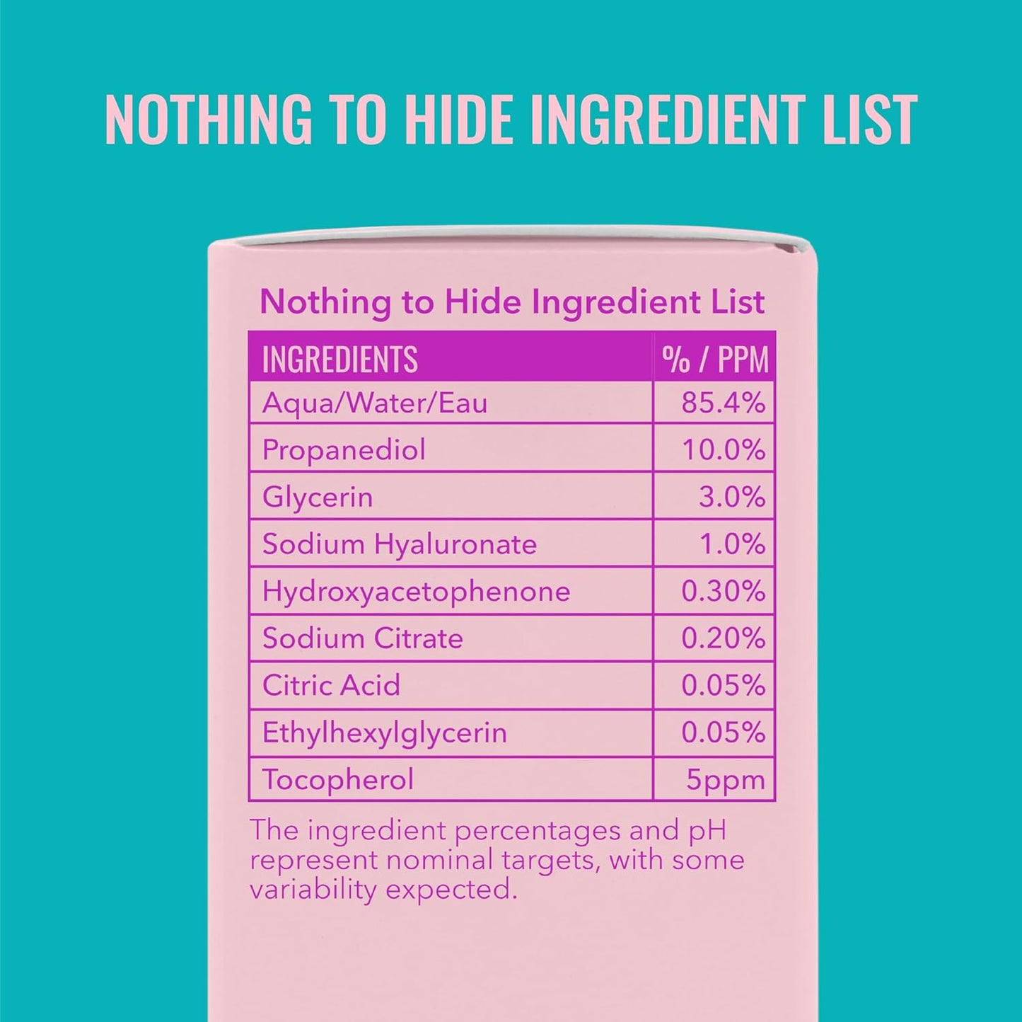 Good Molecules Hyaluronic Acid Serum - 1% Hyaluronic Acid Non-Greasy Ultra hydrating Serum Facial Moisturizer for Plumper Skin, Skin Care for Face